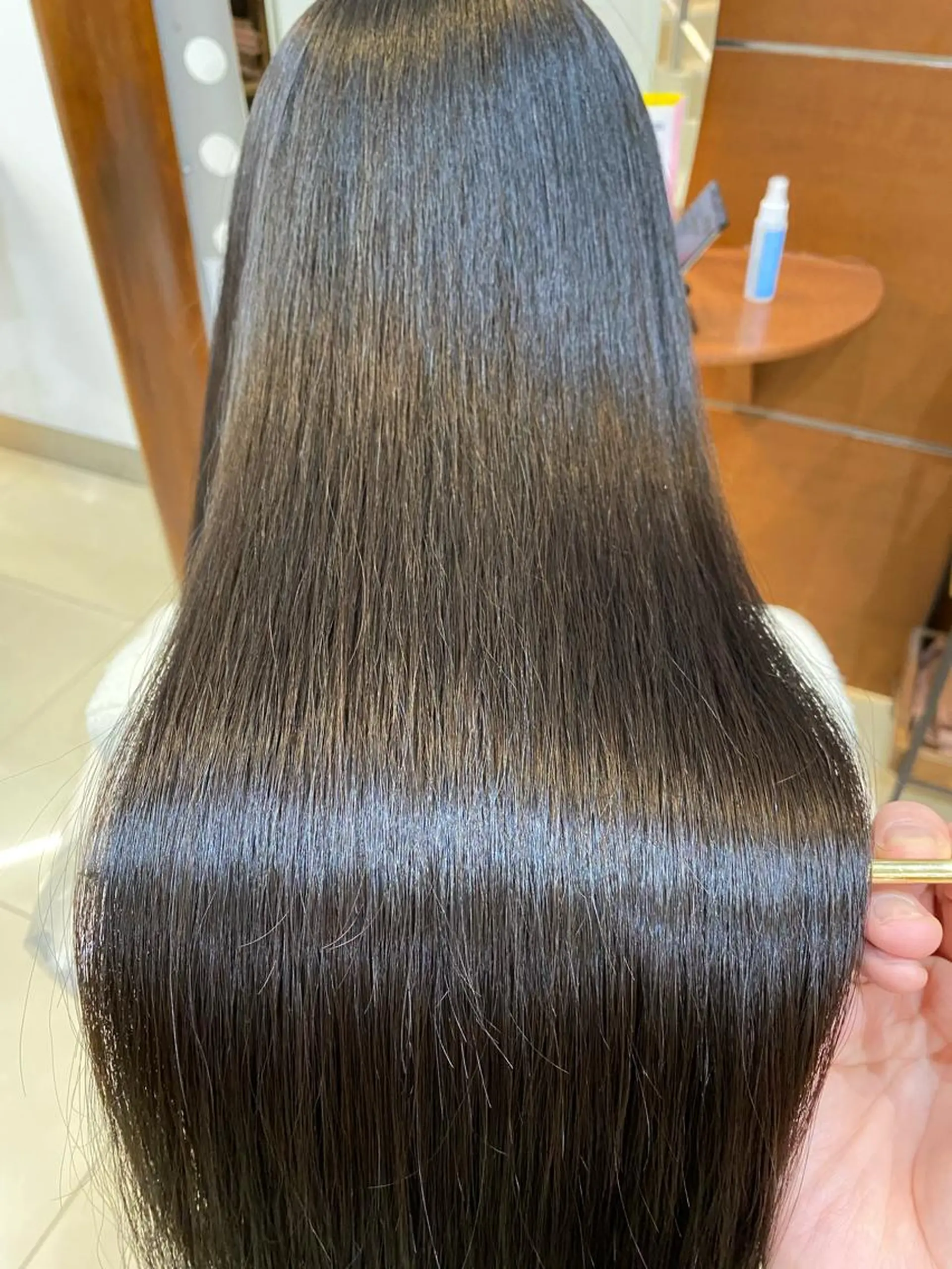 ロング 髪質改善 縮毛矯正 トリートメント 酸性ストレート 酸熱トリートメント カット パーマ 縮毛矯正 トリートメント コテ巻き風パーマ/ 髪質改善/河島恭平のヘアスタイル