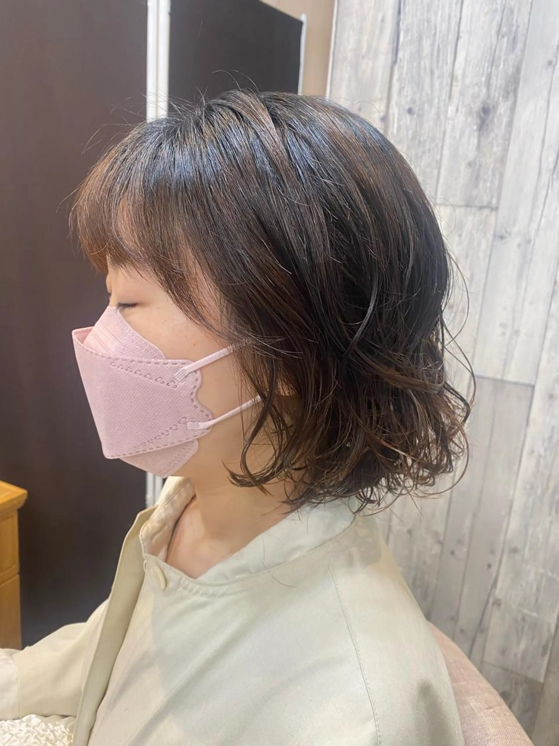 ショート パーマ ボブ ショートカット 💙hiyoriのヘアスタイル