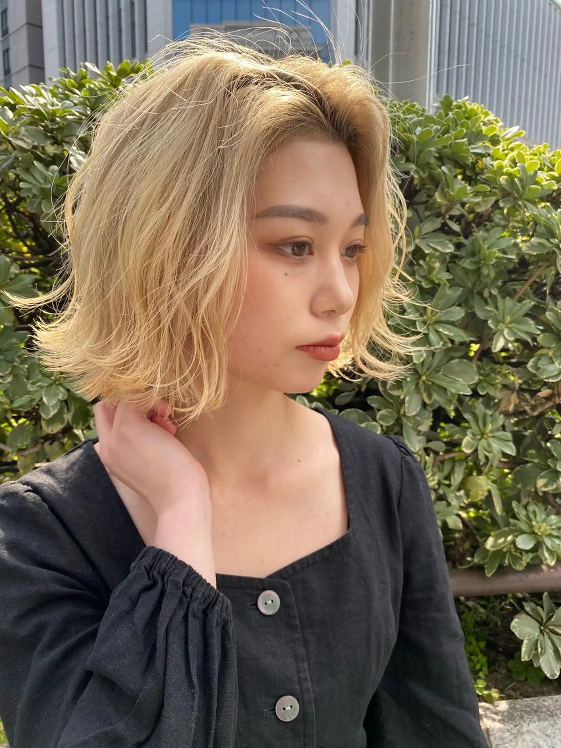 ショート カラー ヘアアレンジ 烏丸韓国ヘア🇰🇷 ayaka🎀のヘアスタイル