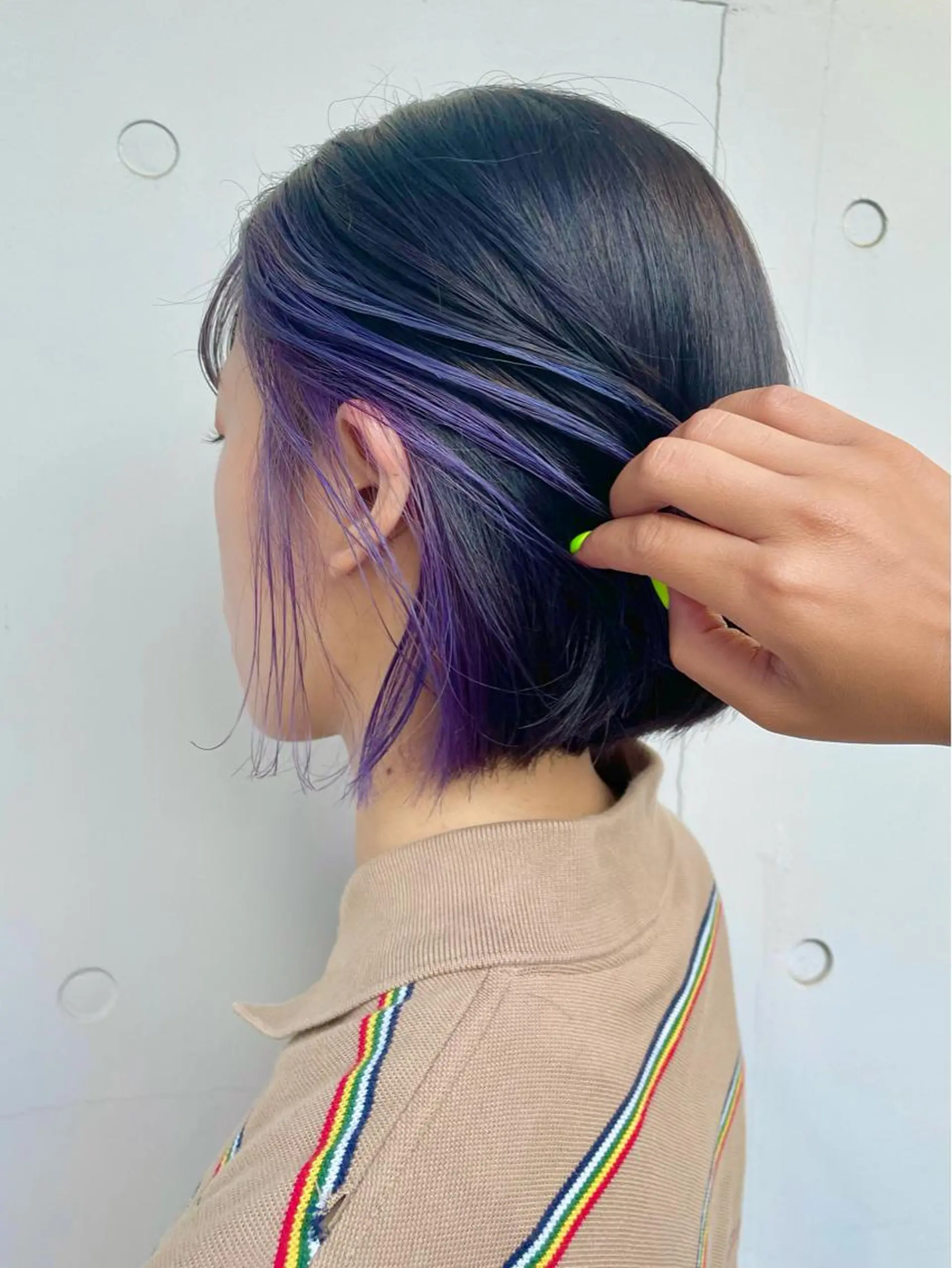 ショート カラー アディクシーカラー ブリーチ ケアブリーチ ダブルカラー イヤリングカラー カット ヘアカラー トリートメント もにか🌞原宿/渋谷 🌝ブリーチカラーのヘアスタイル