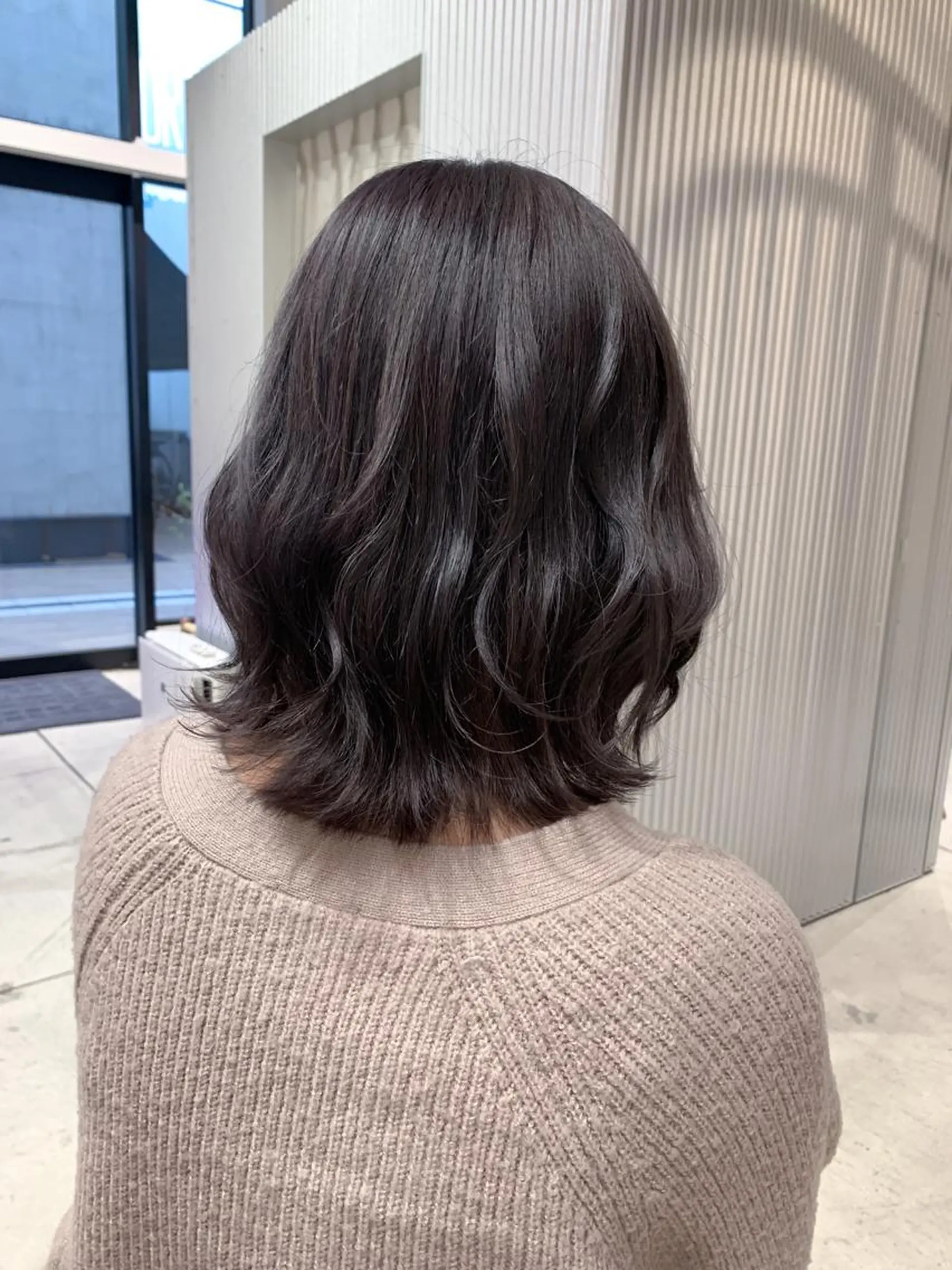 ミディアム カラー ヘアアレンジ ヘアカラー トリートメント yuka .のヘアスタイル