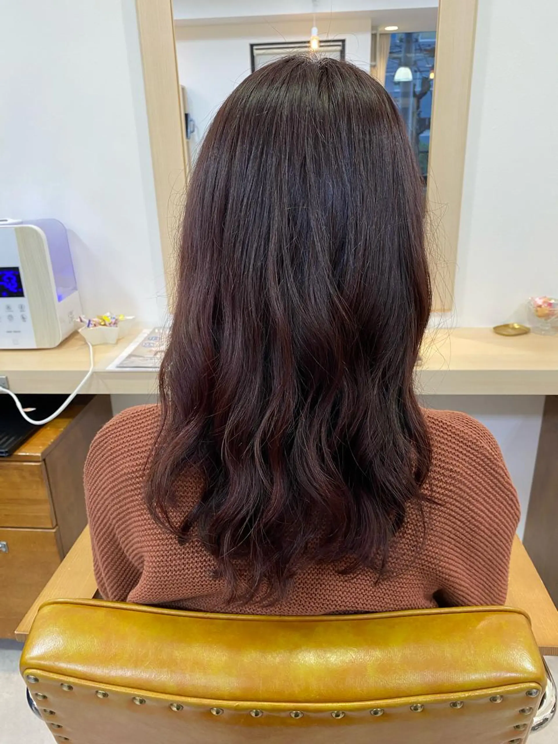 ロング カラー 柳坪 まなのヘアスタイル