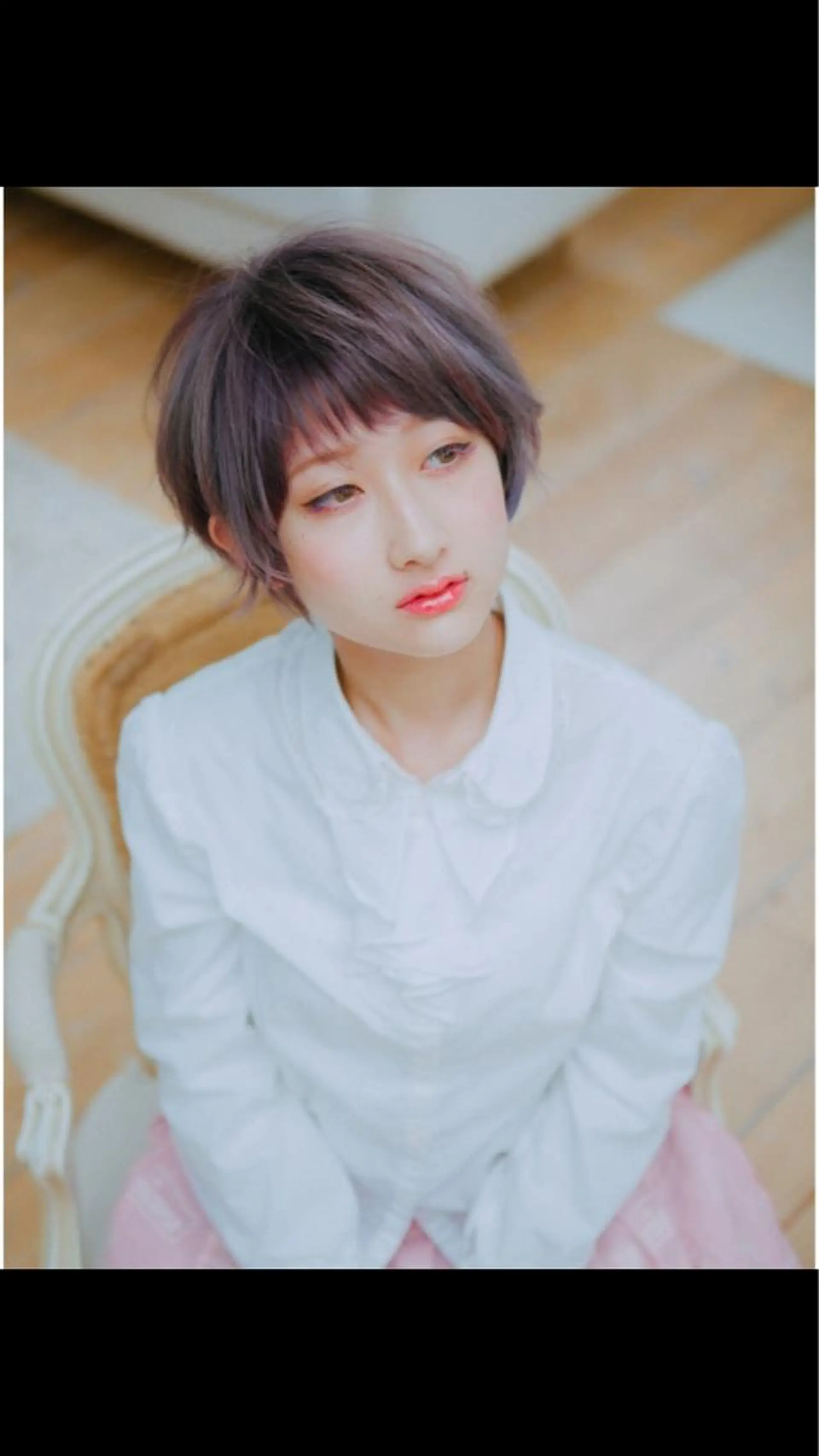 ショート カラー ハイトーンカラー ショートヘア M字・前髪割れ 改善メンズ特化/栢沼のヘアスタイル