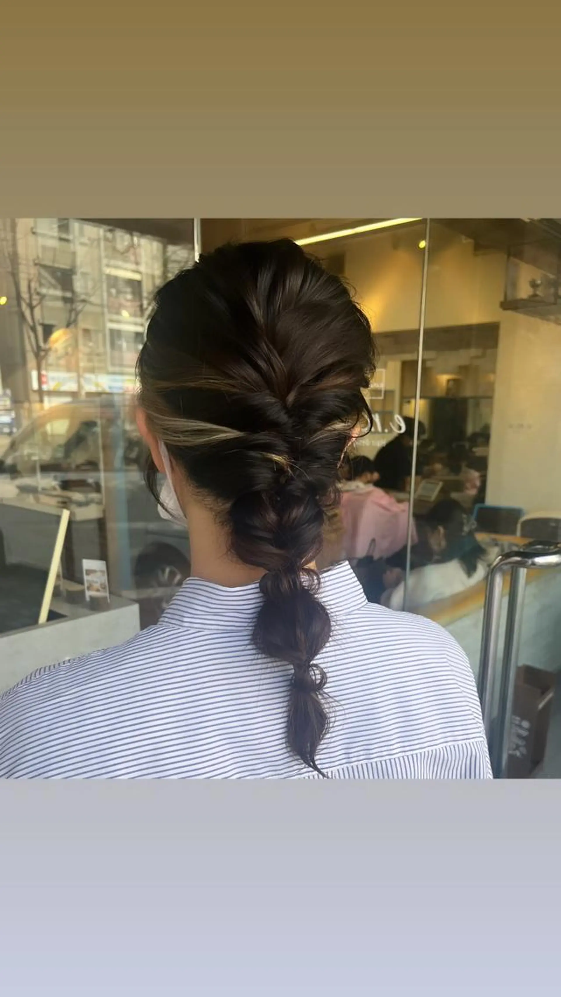 セミロング ヘアアレンジ 卒業式のヘアスタイル IMARI /のヘアスタイル