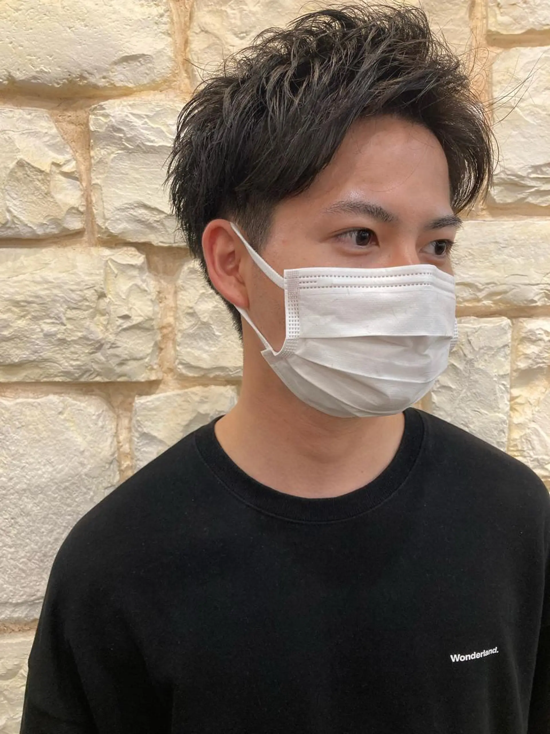 メンズ カット パーマ トリートメント ヘッドスパ 水島 悠香子のヘアスタイル