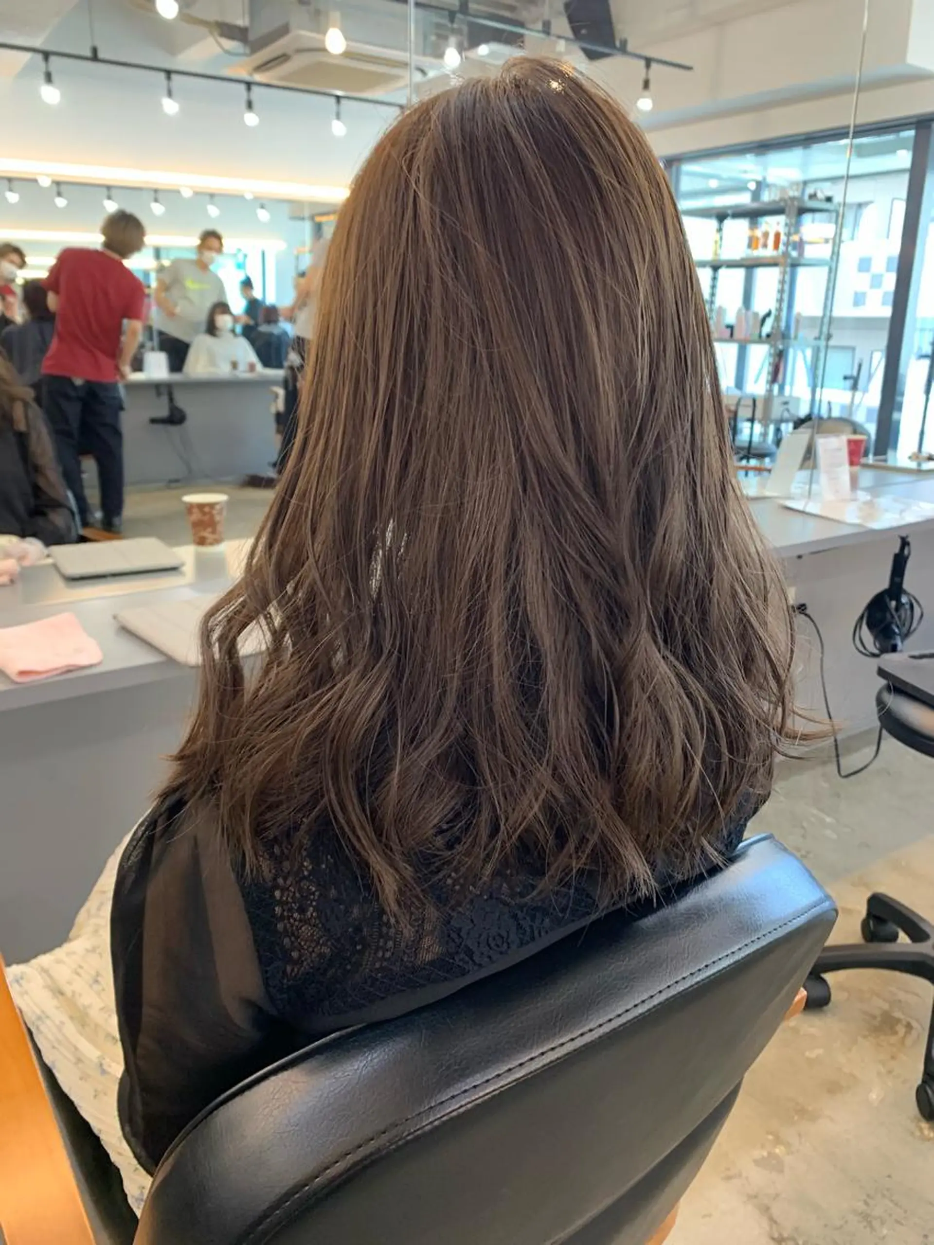 セミロング カラー ヘアカラー 🌛ダブルカラー 🌜SAYAKAのヘアスタイル