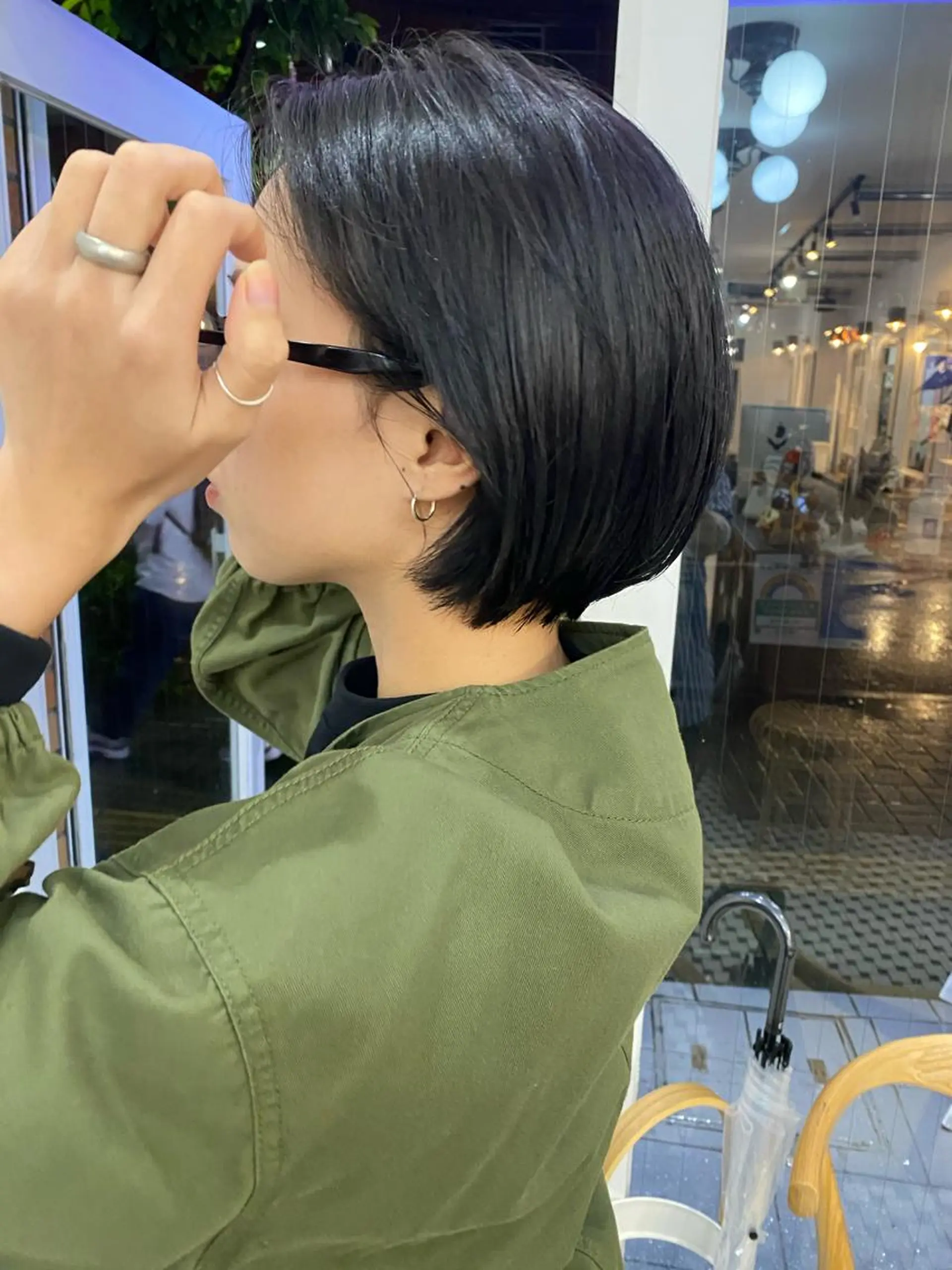 ショート カラー 透明感カラー ボブ/ハイトーン REINAのヘアスタイル