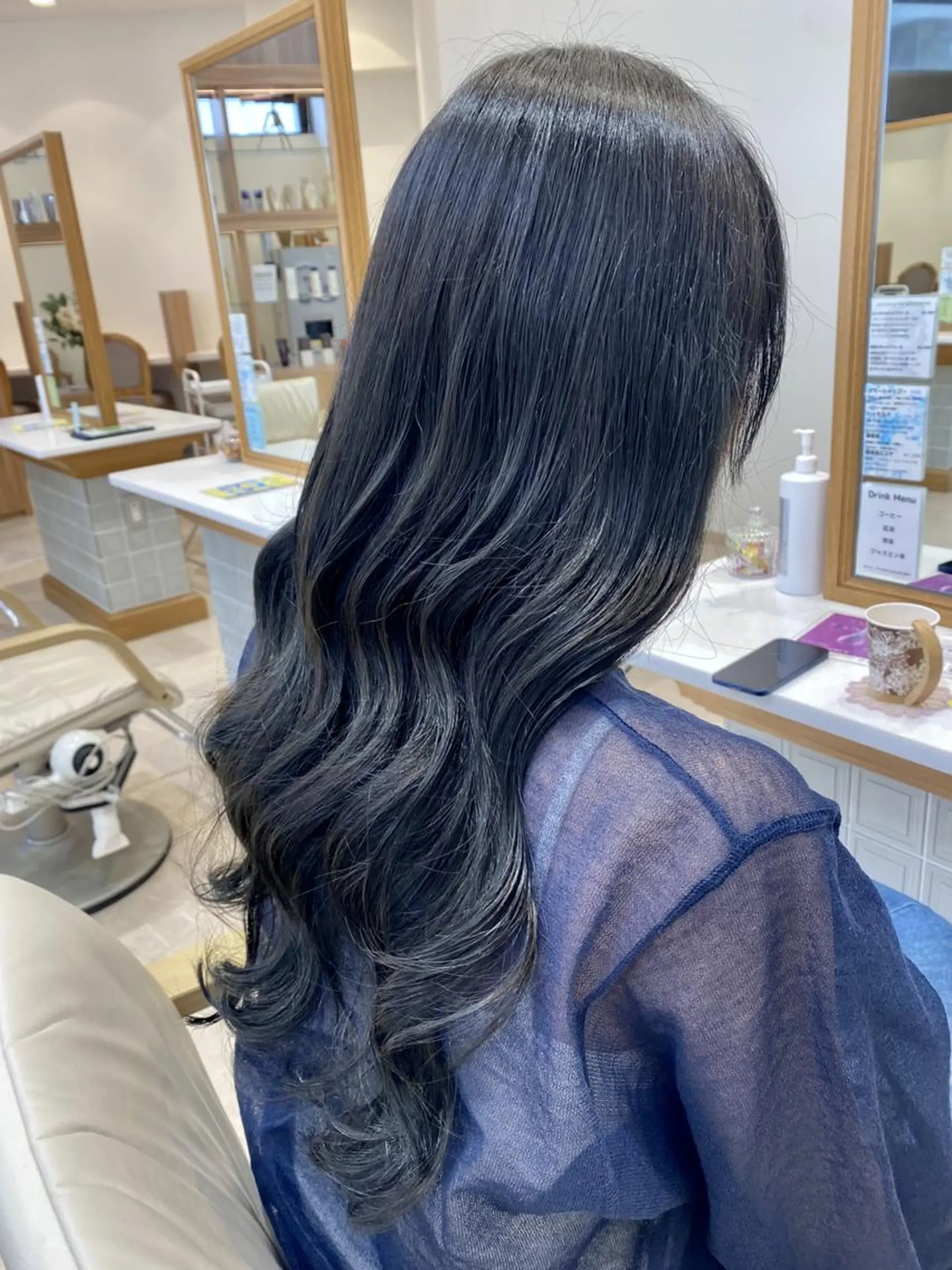 ロング カラー 透明感カラー 田中 有乃のヘアスタイル