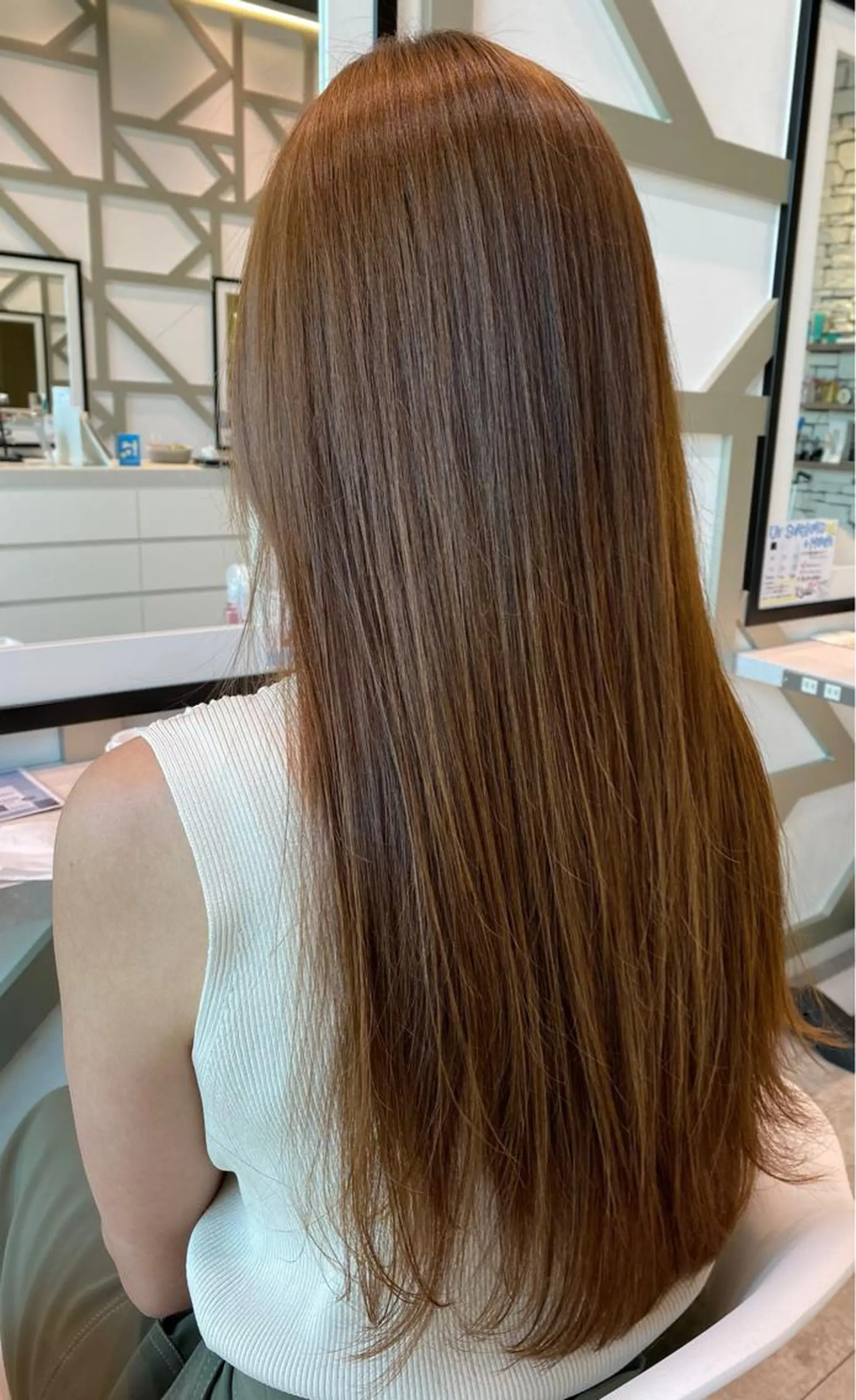 ロング カラー カット ヘアカラー トリートメント 内藤 裕真  k-twoのヘアスタイル
