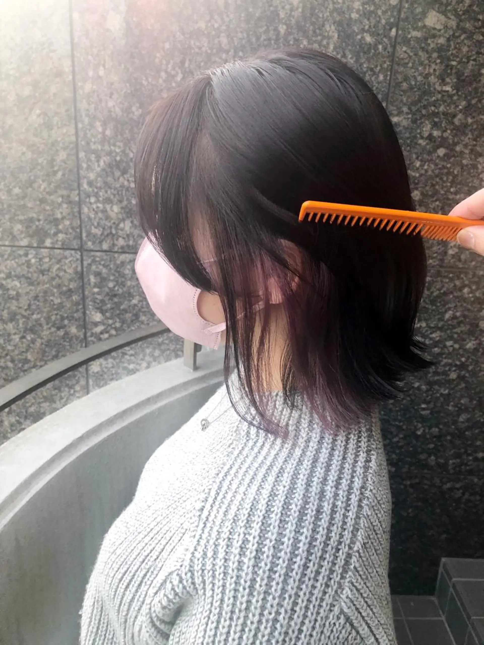 ミディアム カラーアンドケアリタ kitamuuuのヘアスタイル