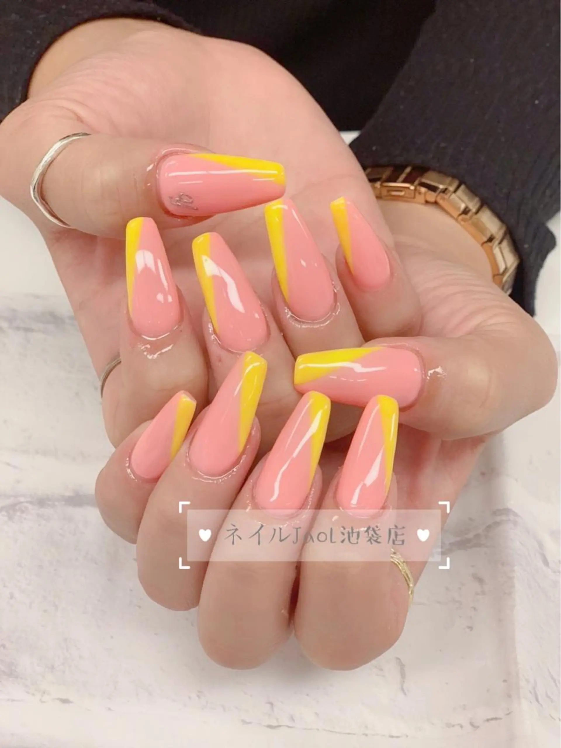 ロング ネイルJaol 池袋のネイルデザイン