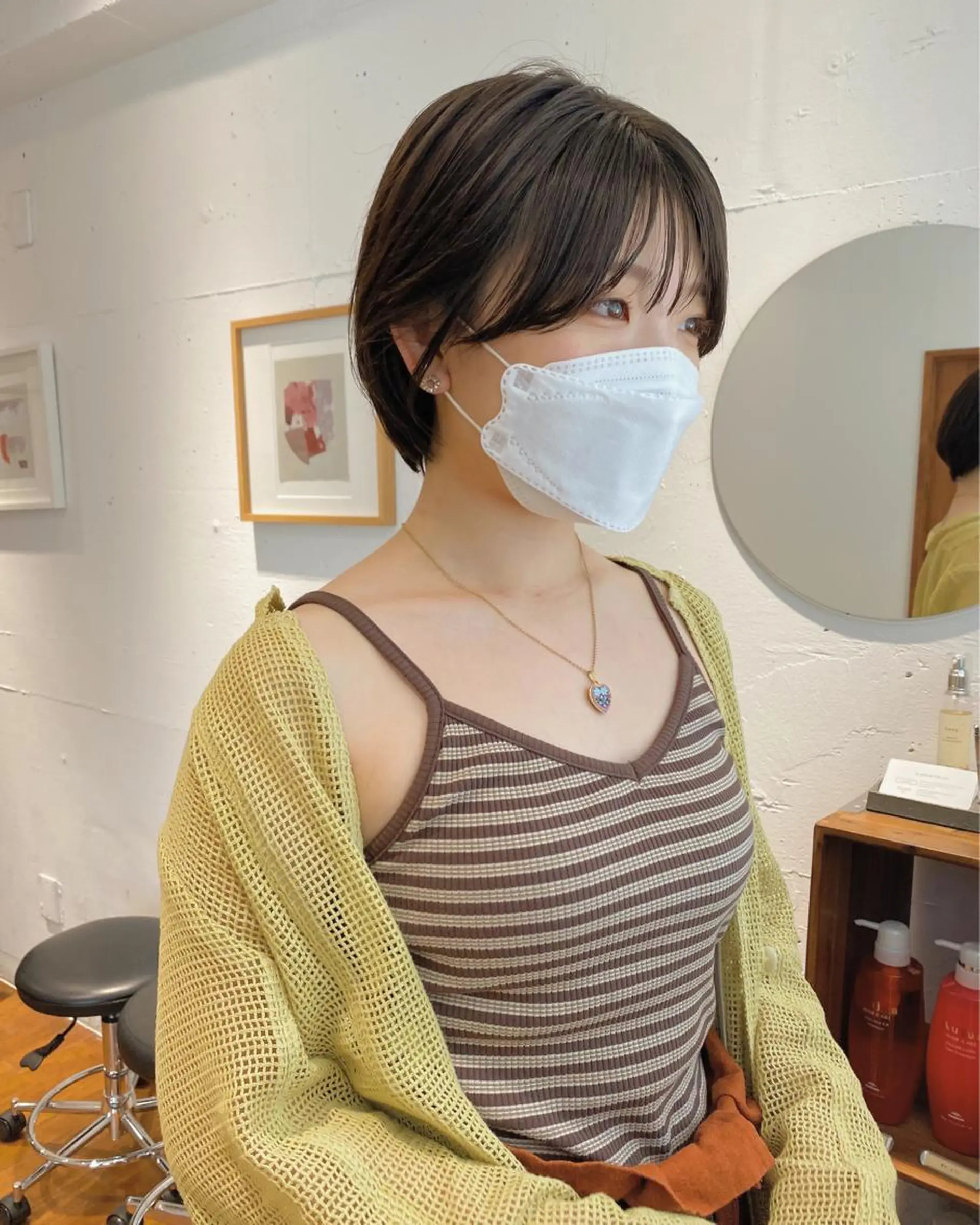 ショート カラー カット ヘアカラー トリートメント 🟩白髪ぼかし/ボブ /ショートヘア/大司のヘアスタイル