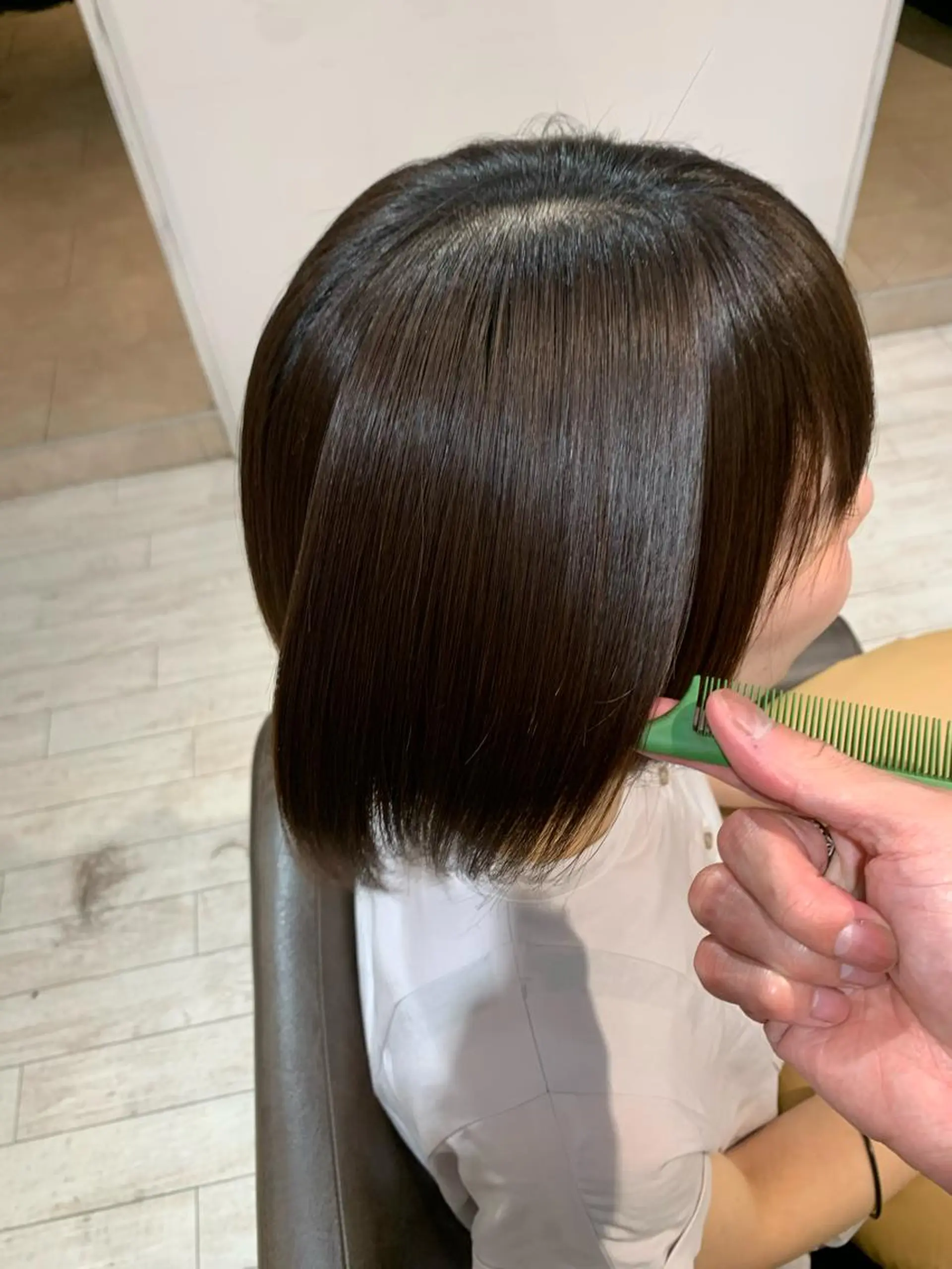 ショート 縮毛矯正/ショート/ レイヤー/畑中正敏のヘアスタイル