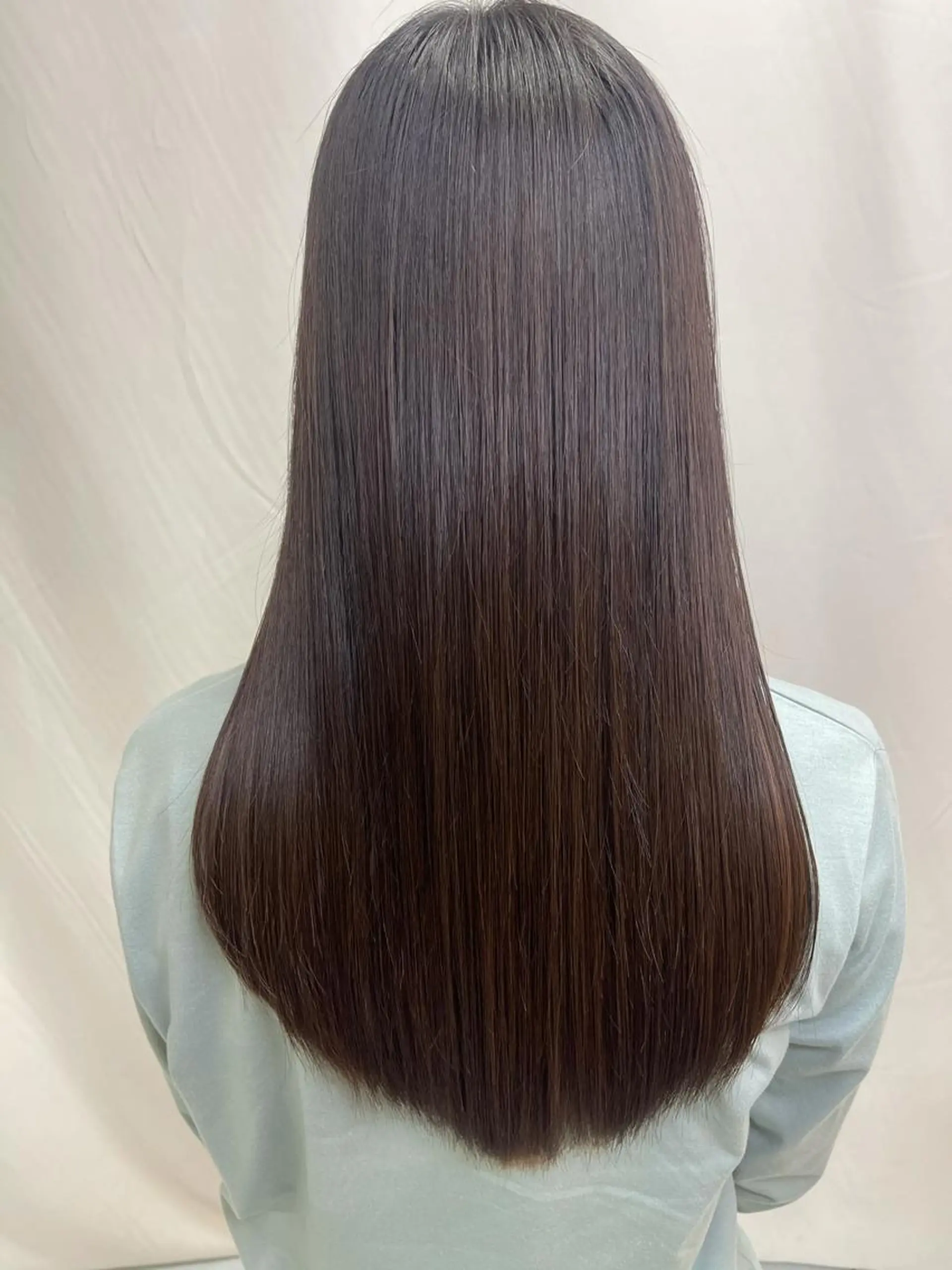 ロング パーマ カット 縮毛矯正 トリートメント 髪質改善/縮毛矯正 /レイヤー岡部のヘアスタイル