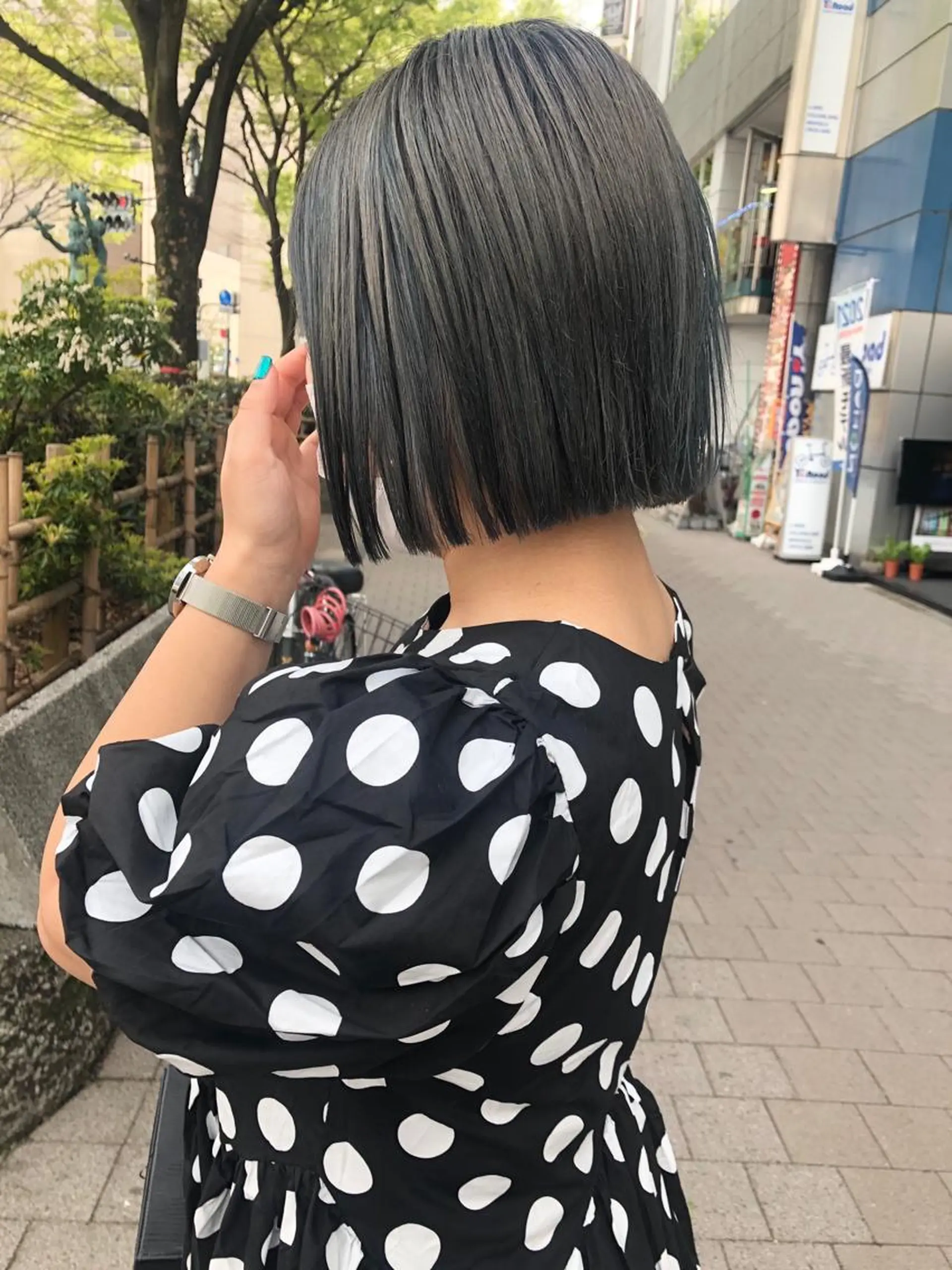 ショート カラー ブリーチ カット ヘアカラー トリートメント ボブ/ミニボブ/ 立河今日子のヘアスタイル