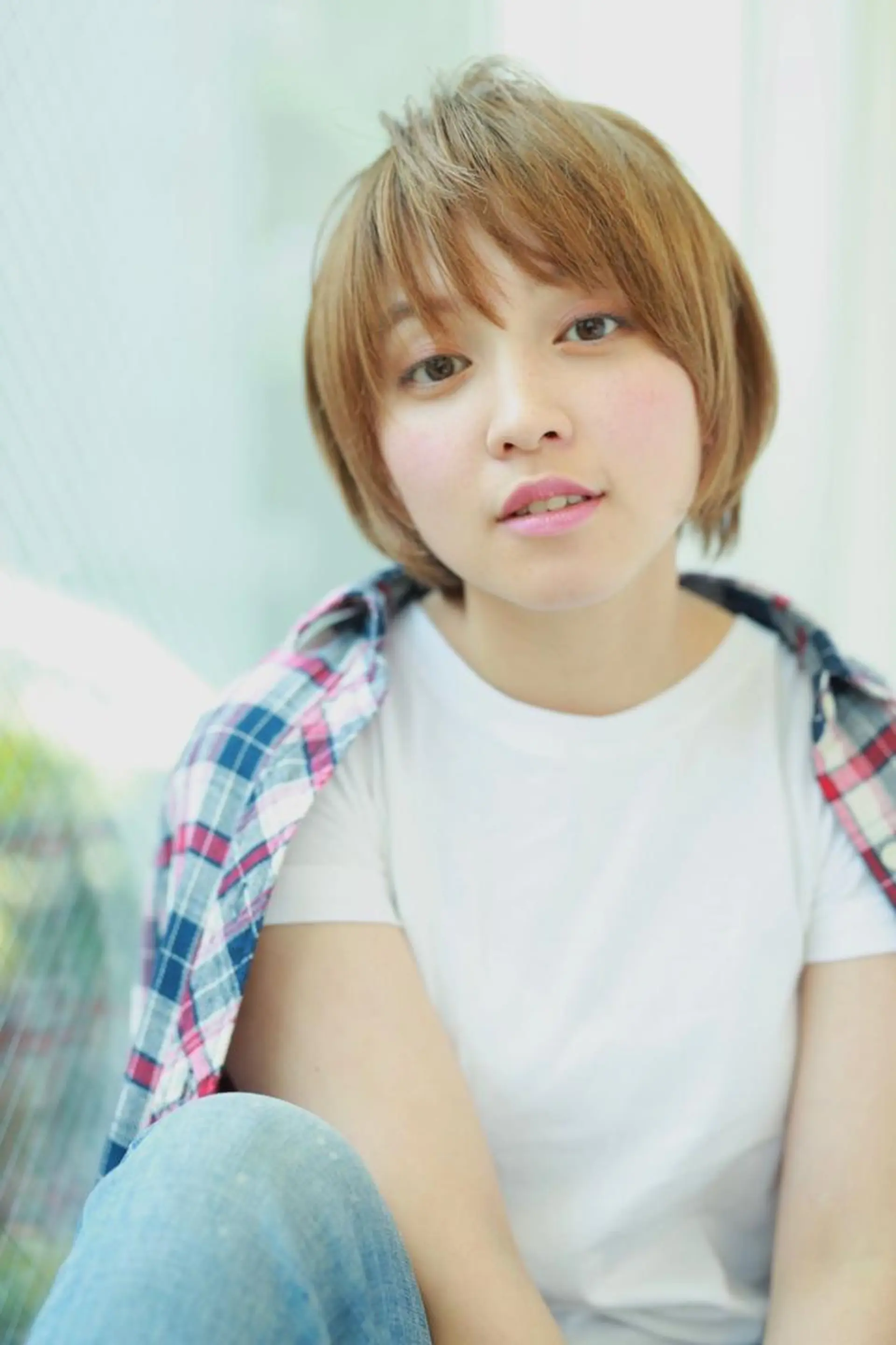 ショート カラー パーマ レイヤーカット✂️ 横浜No1♡下鳥翔子のヘアスタイル