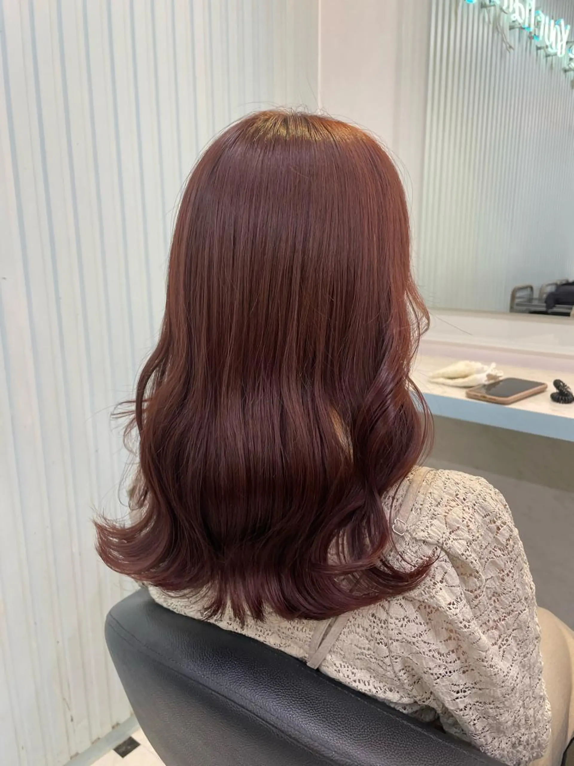 ロング カラー ベージュカラー ピンクカラー ピンクベージュ 【美髪矯正/絹髪】 🎀hinano🎀のヘアスタイル