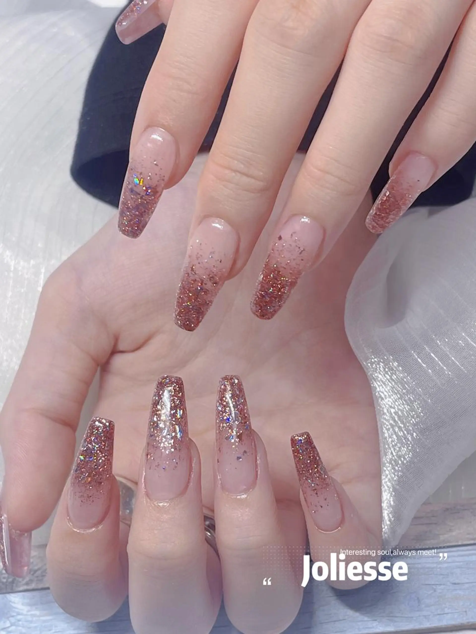 ネイル グラデーション スカルプネイル Joliesse nail salonのネイルデザイン