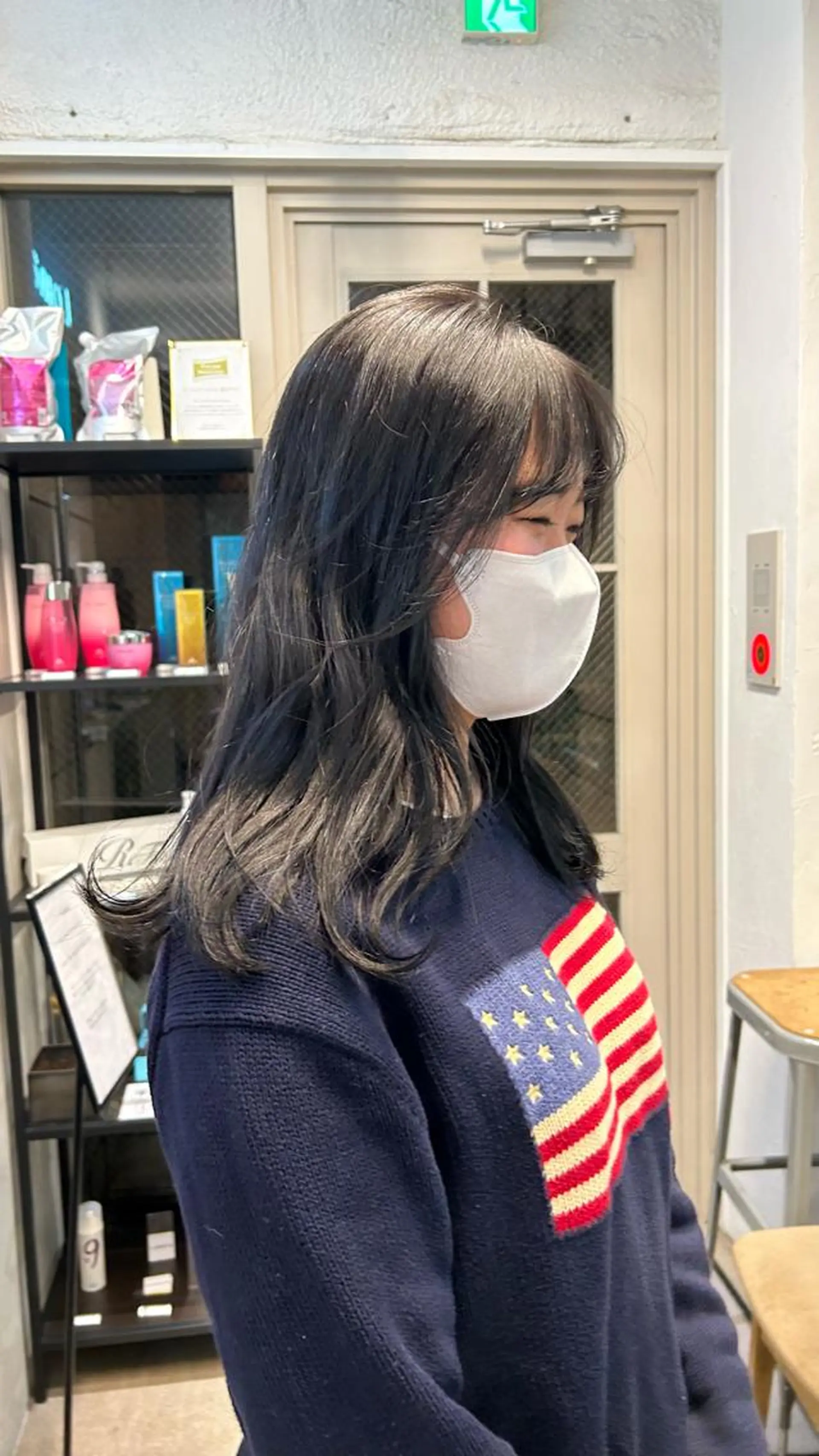 セミロング ヘアカラー じゅわっと暖色カラー 🍊Moemiのヘアスタイル