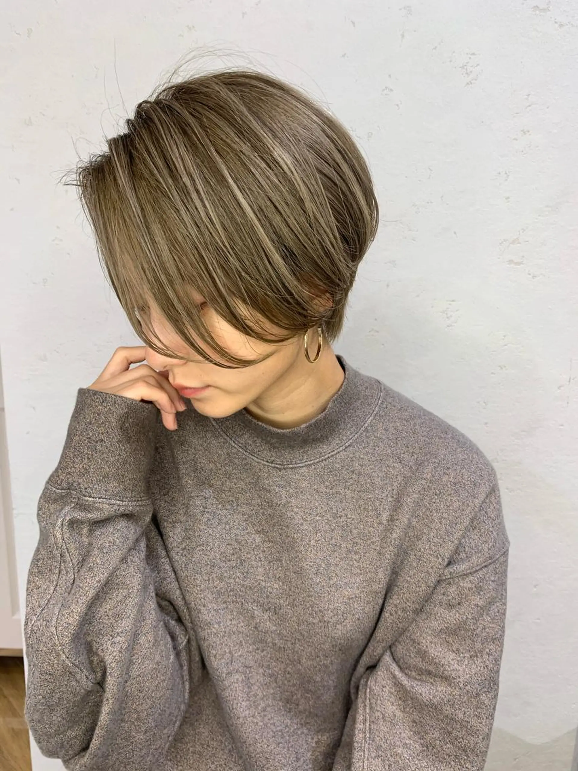 ショート レイヤー/韓国❣️ 髪質改善/e_kiのヘアスタイル