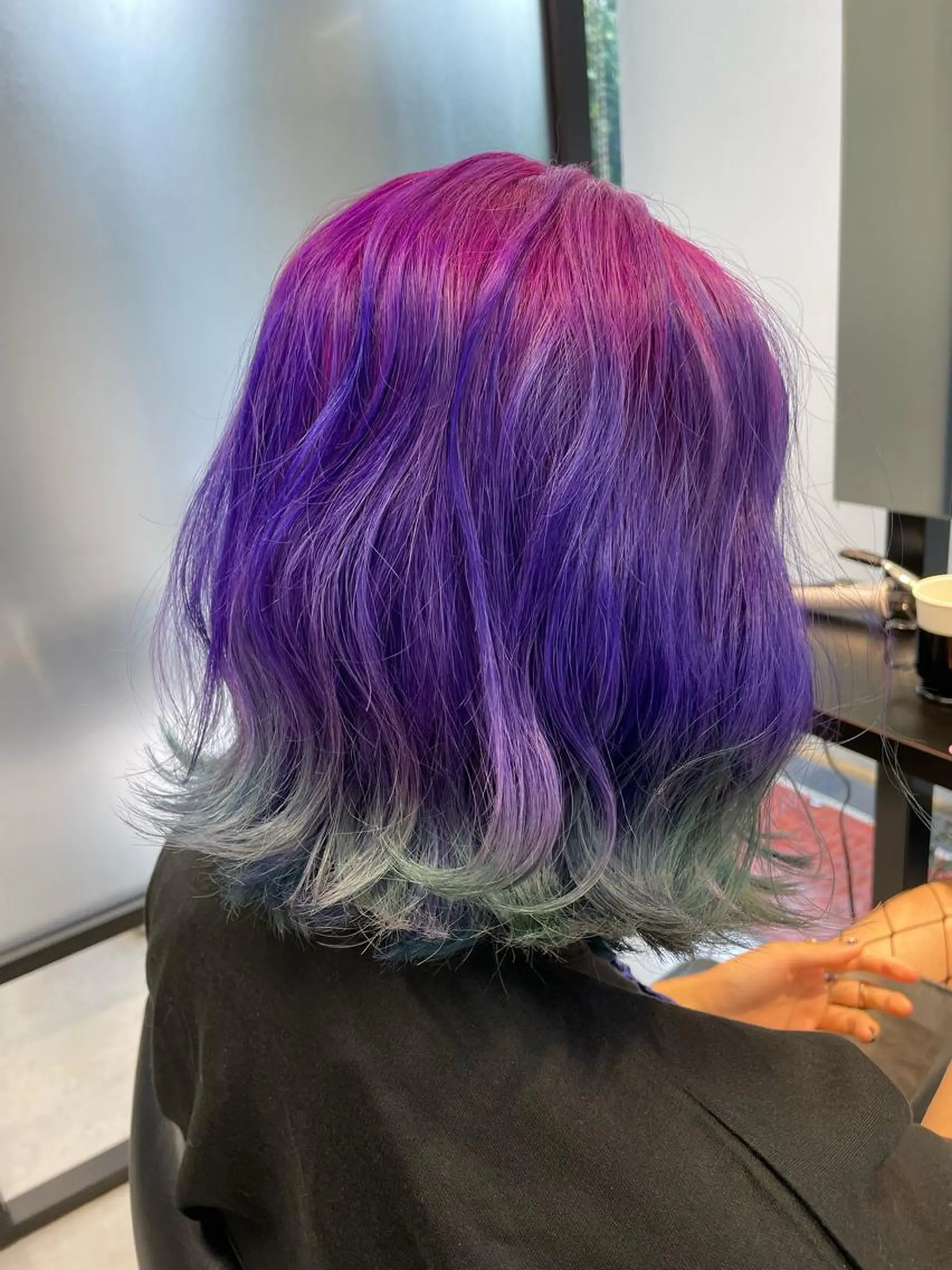 ショート カラー ヘアアレンジ ブリーチ ケアブリーチ ダブルカラー グラデーションカラー ボブ ヘアカラー トリートメント 髪質改善×ハイトーン 中田啄也のヘアスタイル