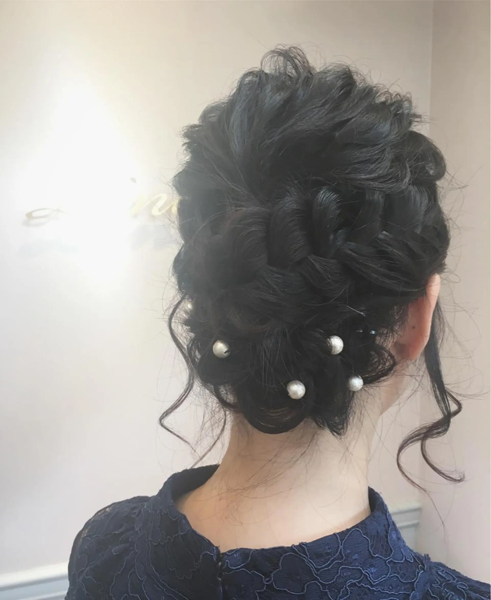 ミディアム ヘアアレンジ 鈴木 麻希のヘアスタイル