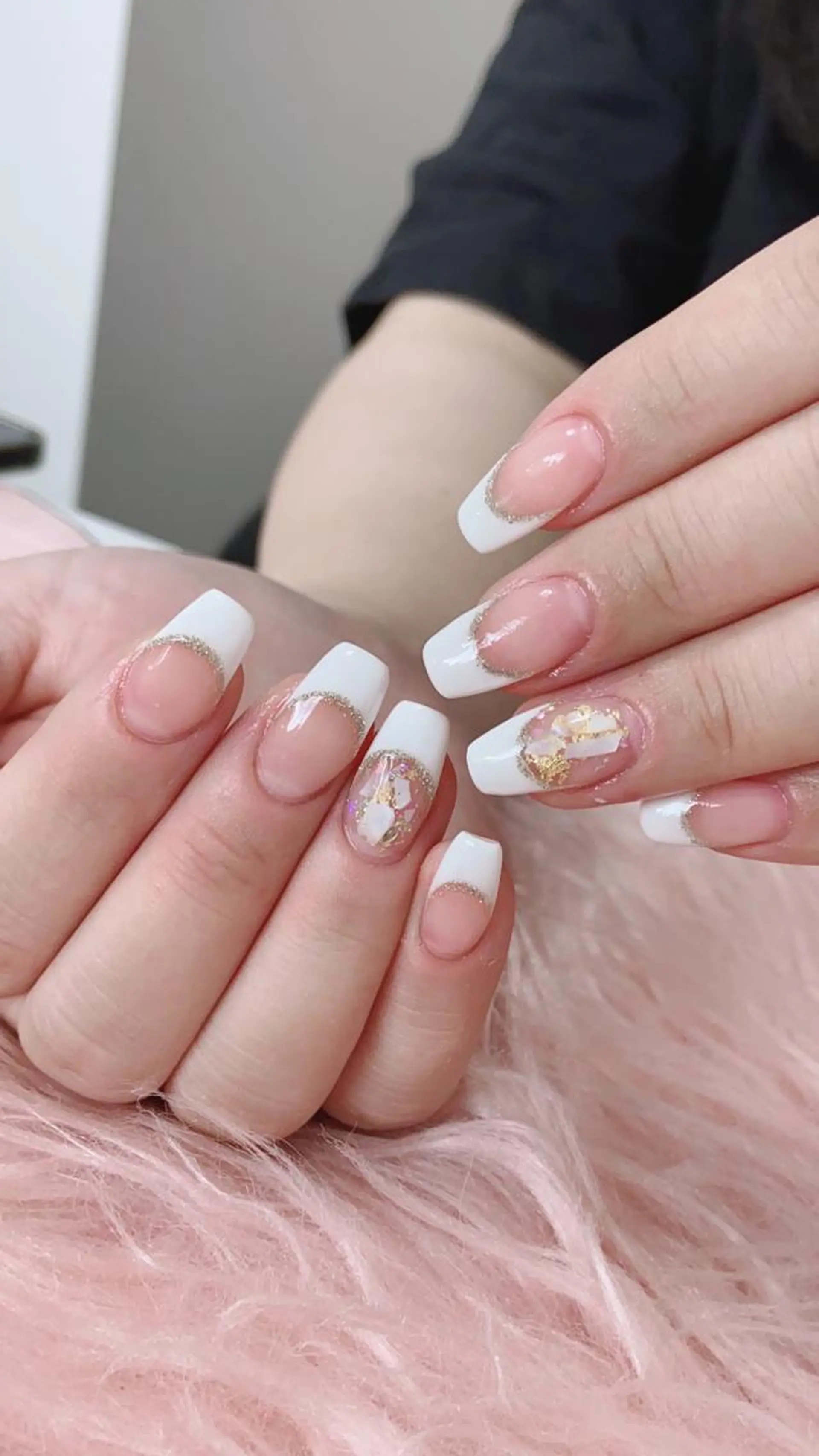 ネイル フレンチネイル HandSnail 座間自宅ネイルサロンのネイルデザイン