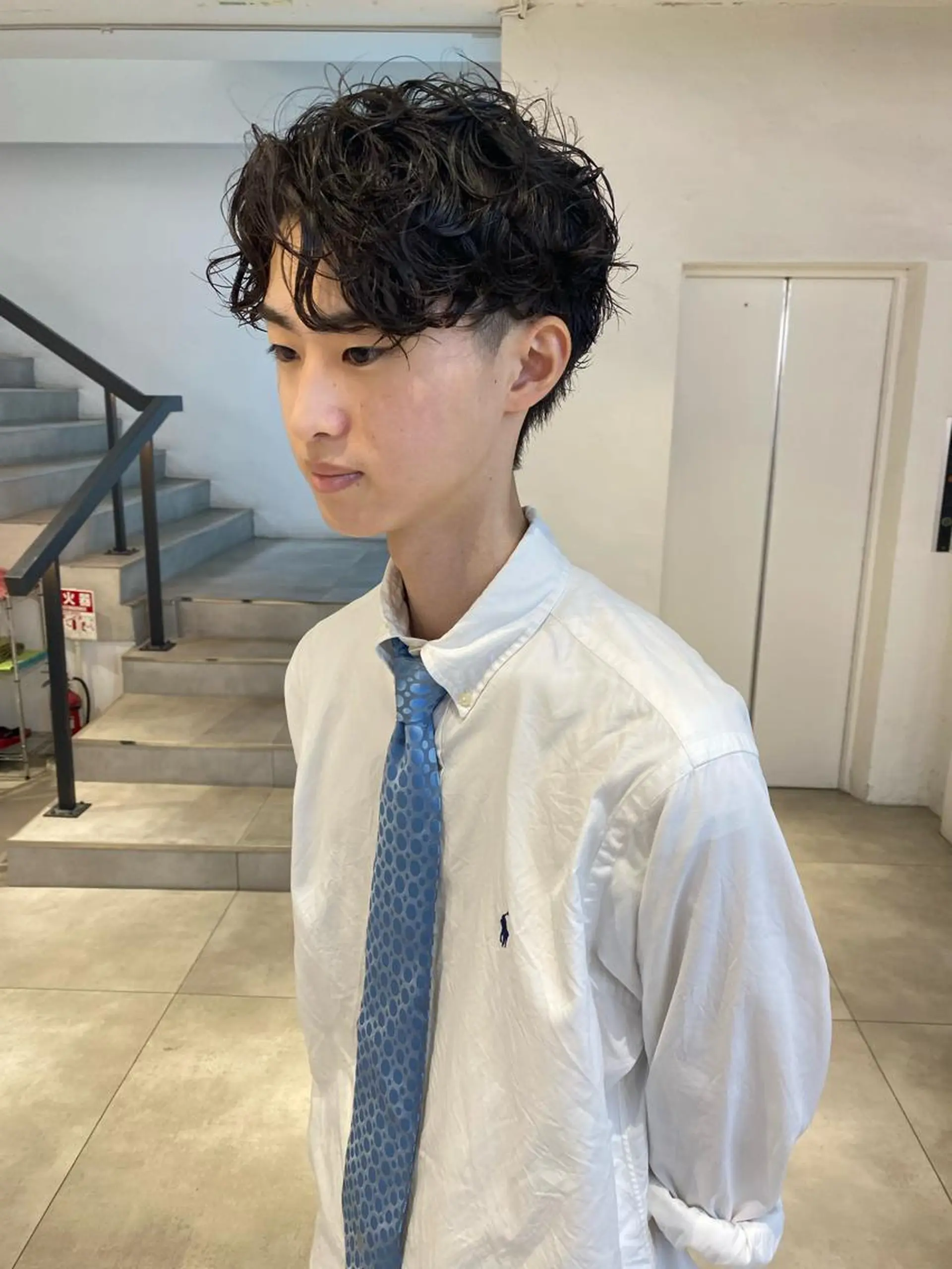 パーマ メンズ 新宿【メンズパーマ】 塩澤太一のヘアスタイル