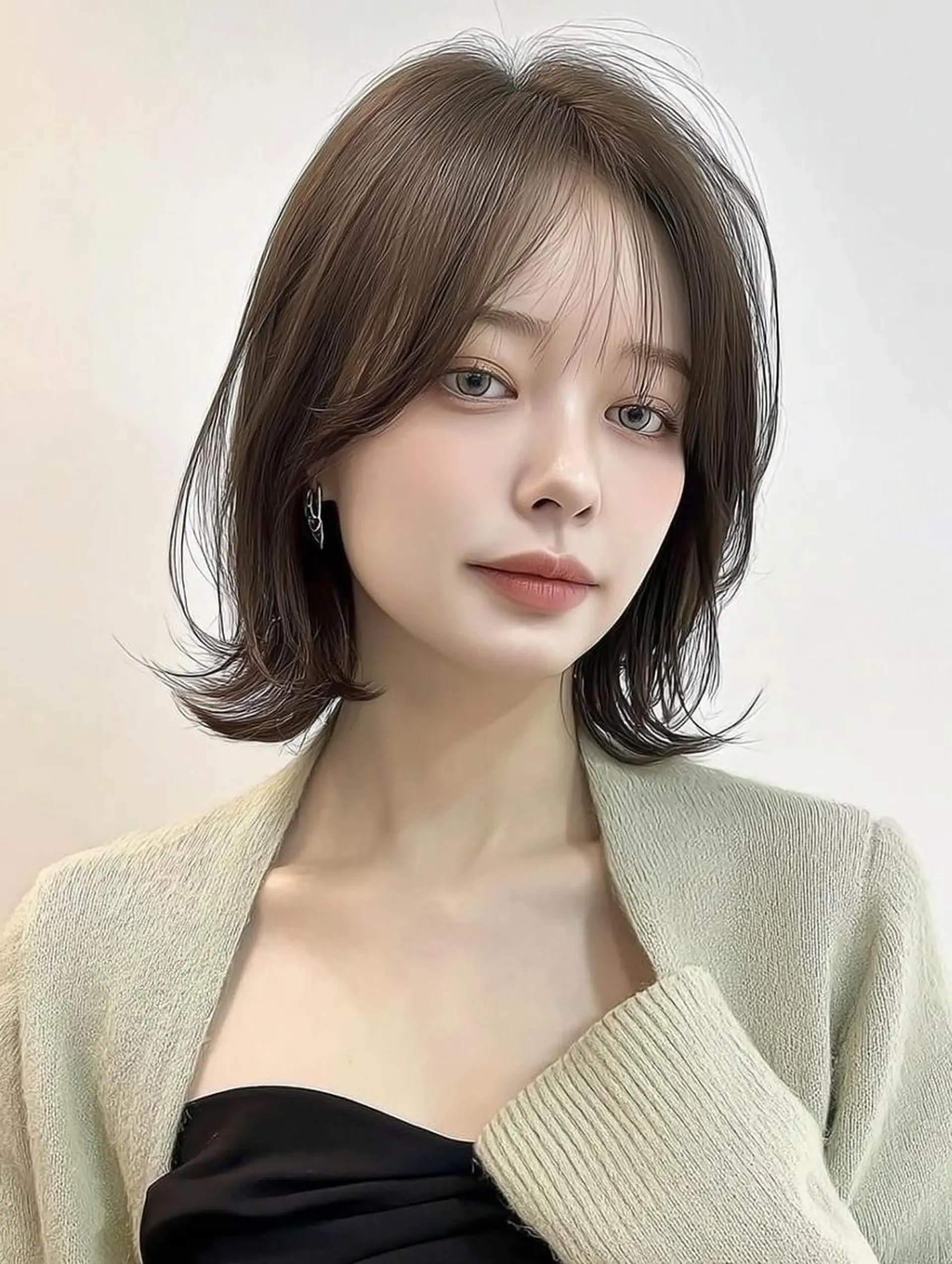 セミロング ヘアアレンジ セミロングパーマ ボブ 髪質改善 似合わせカット 縮毛矯正 カット ヘアカラー レイヤー／Wカラー ／マッキーのヘアスタイル