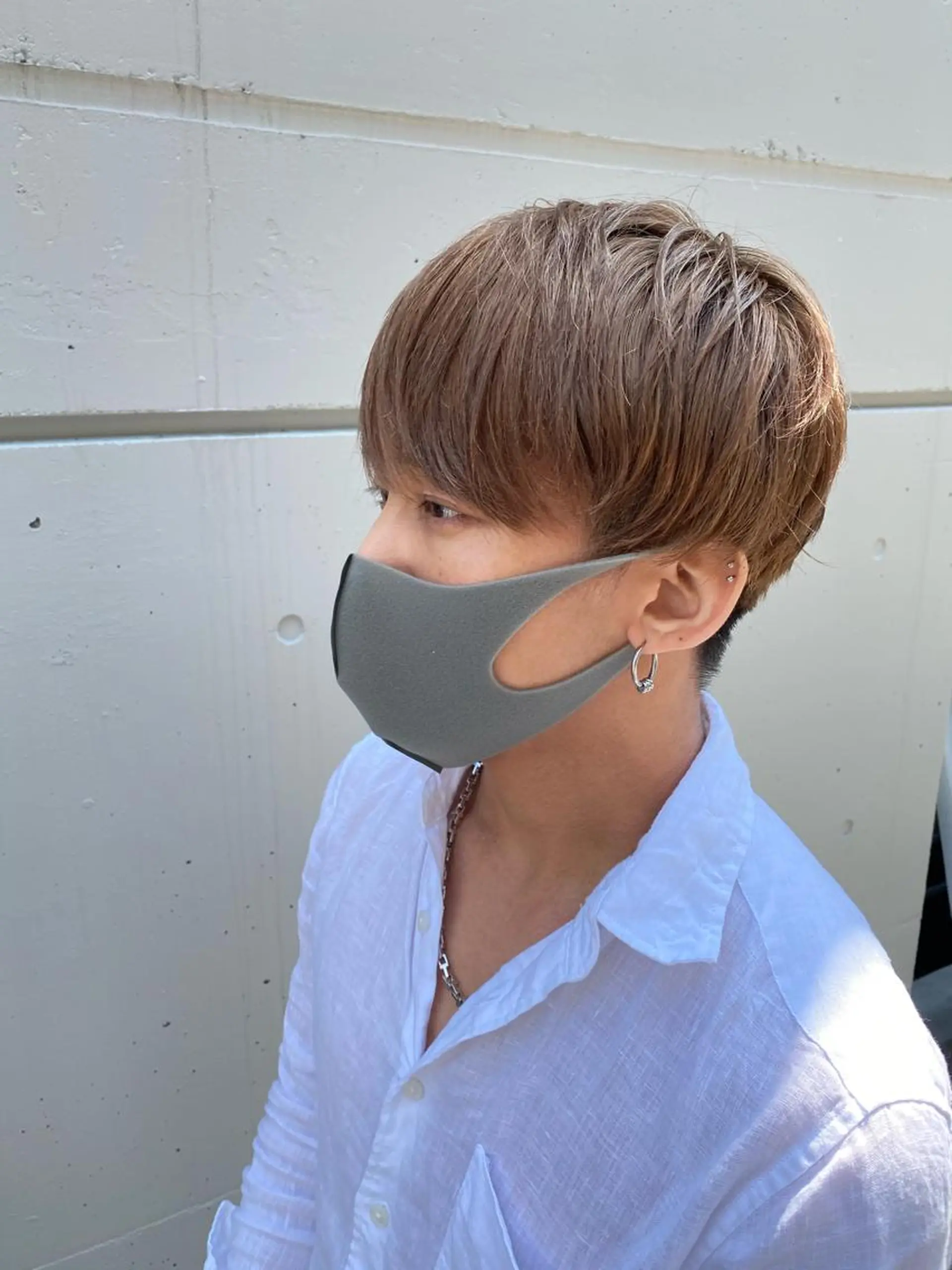 ショート メンズ 韓国レイヤー透明感 カラーヨウスケのヘアスタイル