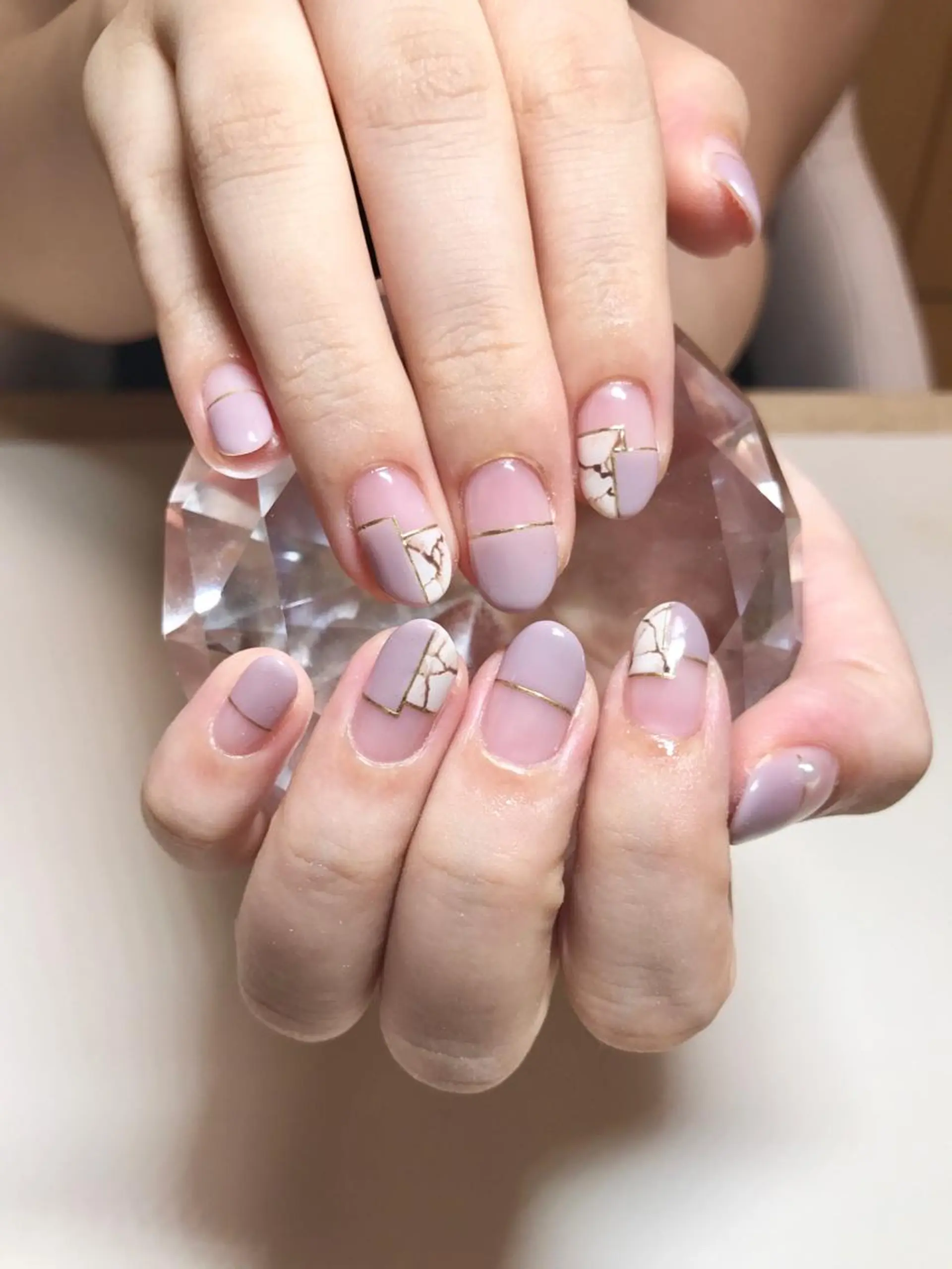 ネイル ハンドネイル 'mm  (ミリ) ＭＡＮＡＭＩのネイルデザイン