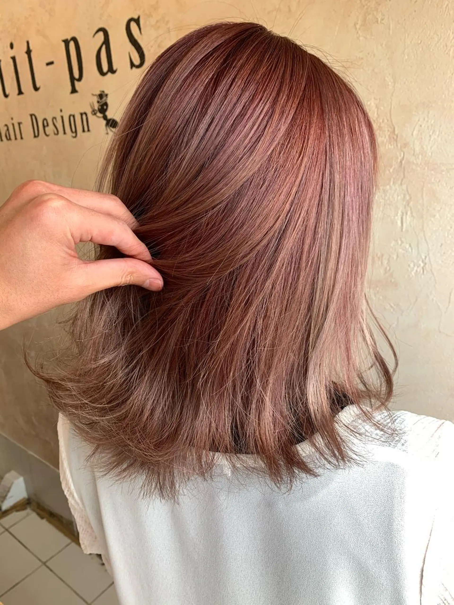 セミロング カラー 水戸内原🐜 メンズ郡司裕紀のヘアスタイル