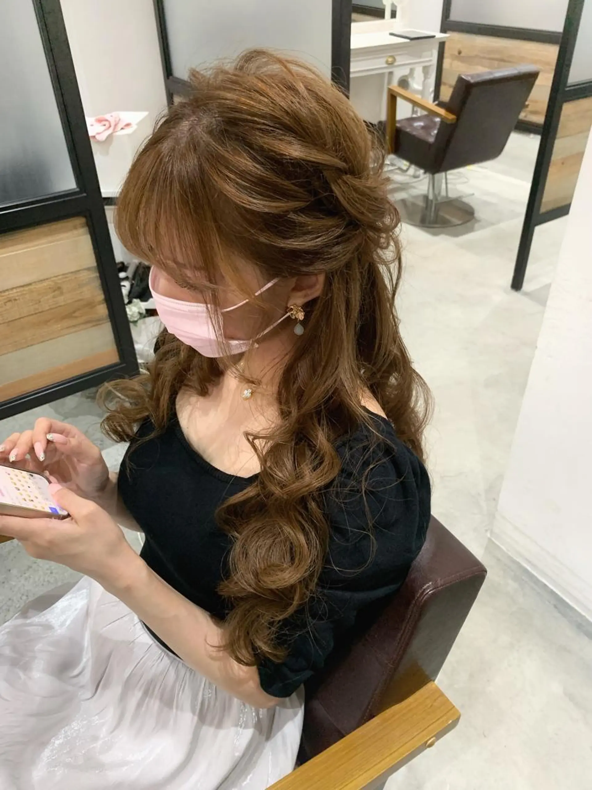 ロング ヘアセット LITTLE _KATOのヘアスタイル