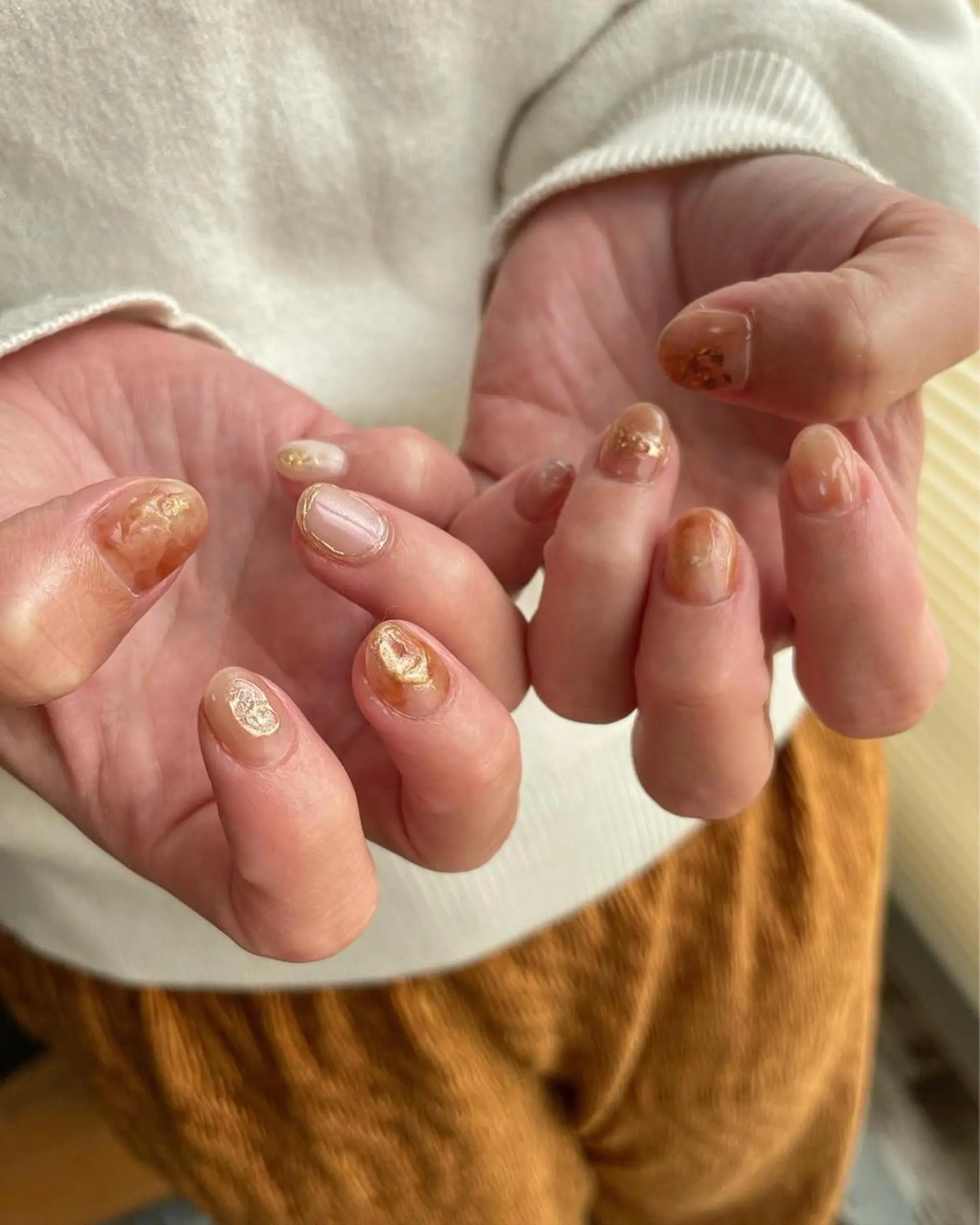 ネイル ハンドネイル 𝑡𝑖𝑎𝑚𓂃 きむらゆきののネイルデザイン