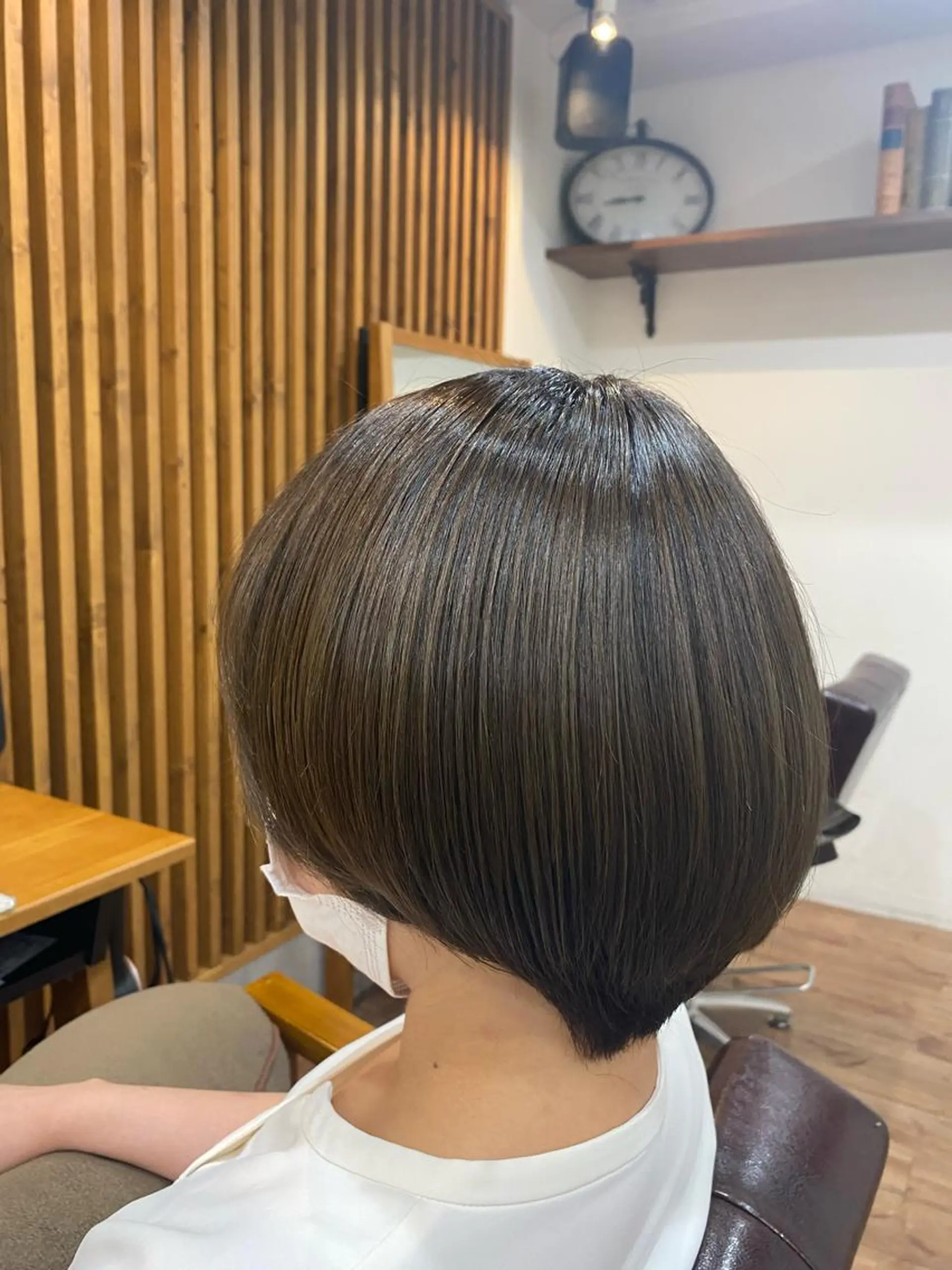 ショート カラー 髪質改善&縮毛矯正 カット/soyaのヘアスタイル