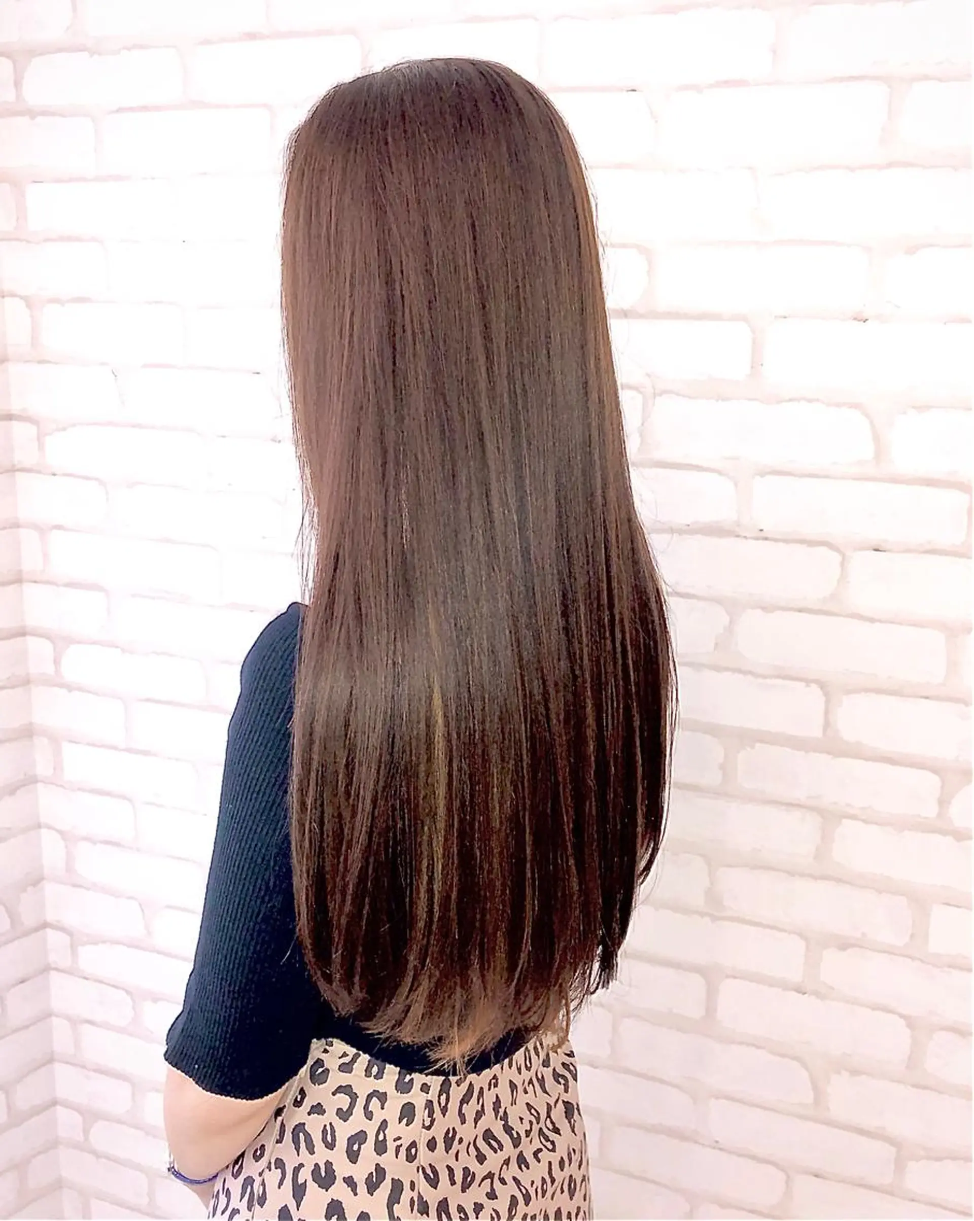 ロング アビリタ 警固のヘアスタイル