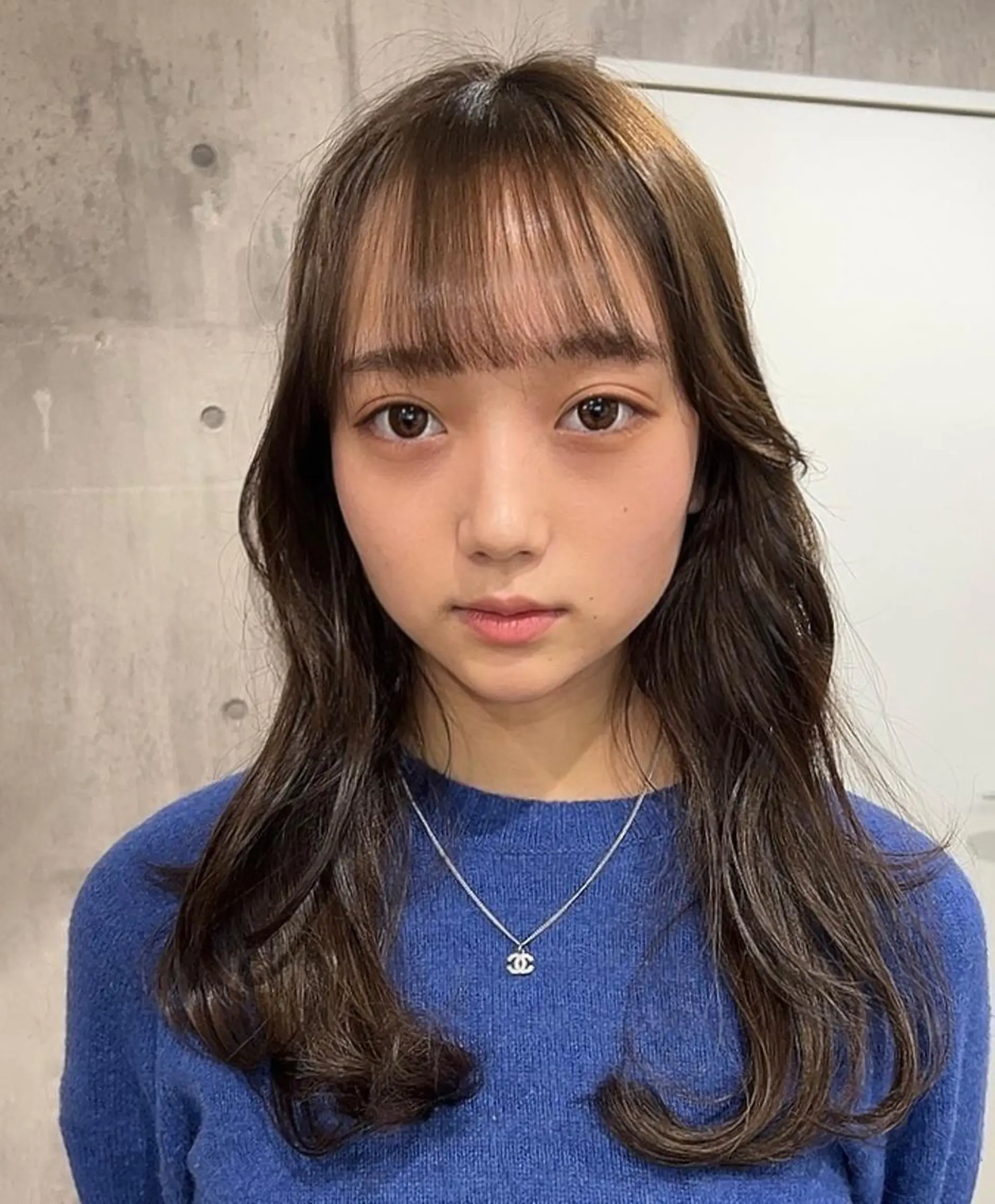 セミロング カラー ベージュカラー 透明感カラー ✨レイヤー/透明感 /豊嶋里緒✨のヘアスタイル