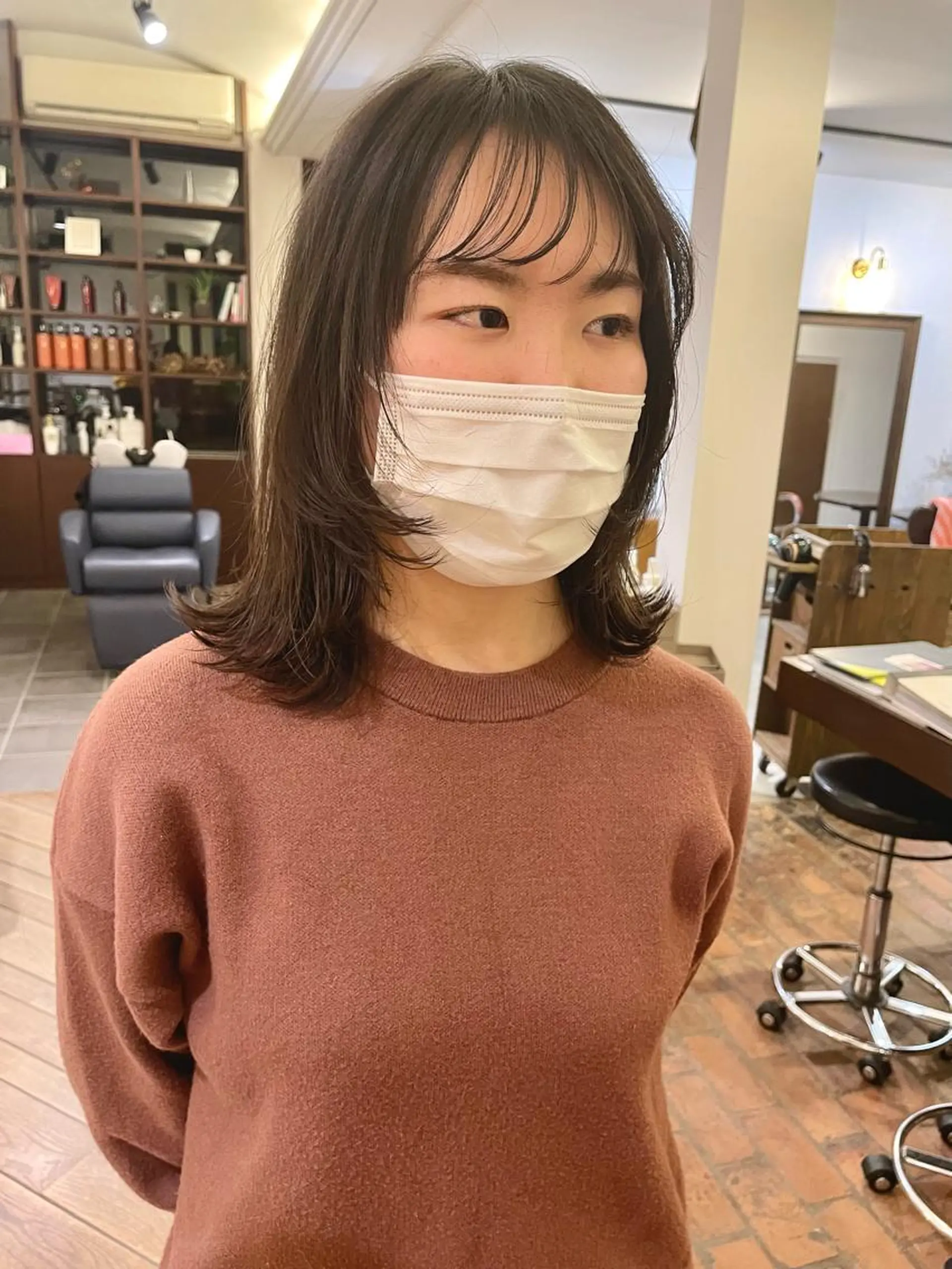 ミディアム 田口 武英のヘアスタイル