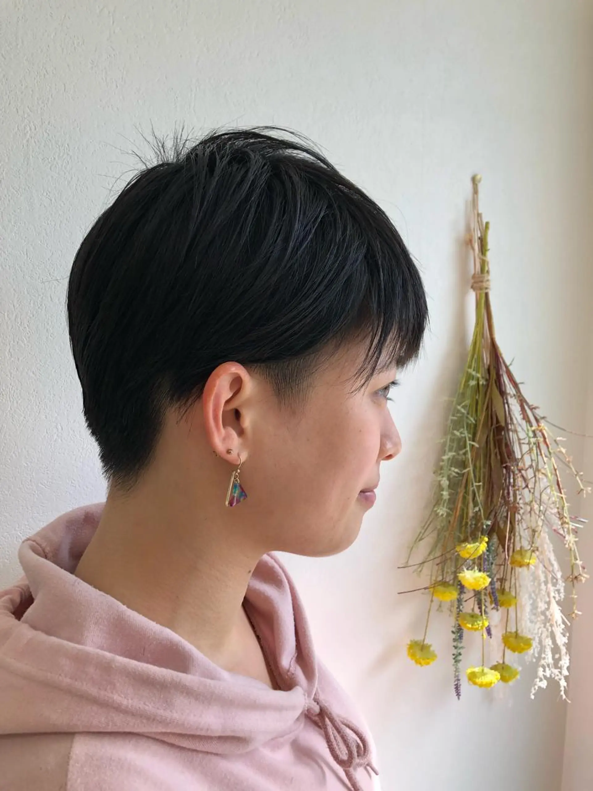 ショート うる艶レイヤーカット hinakoのヘアスタイル