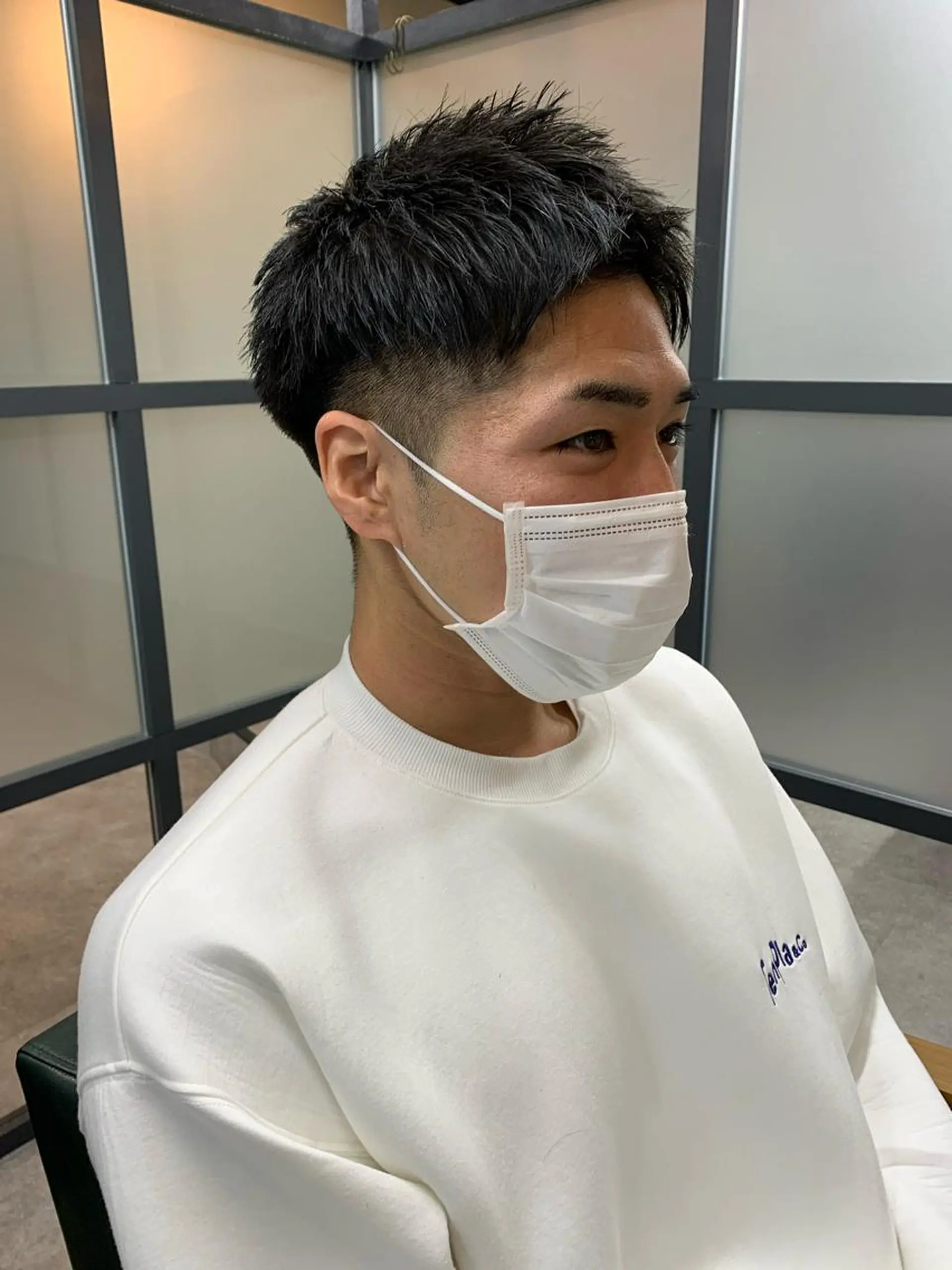 ショート メンズ カット 【S.BROOM】 店長　西川徹のヘアスタイル