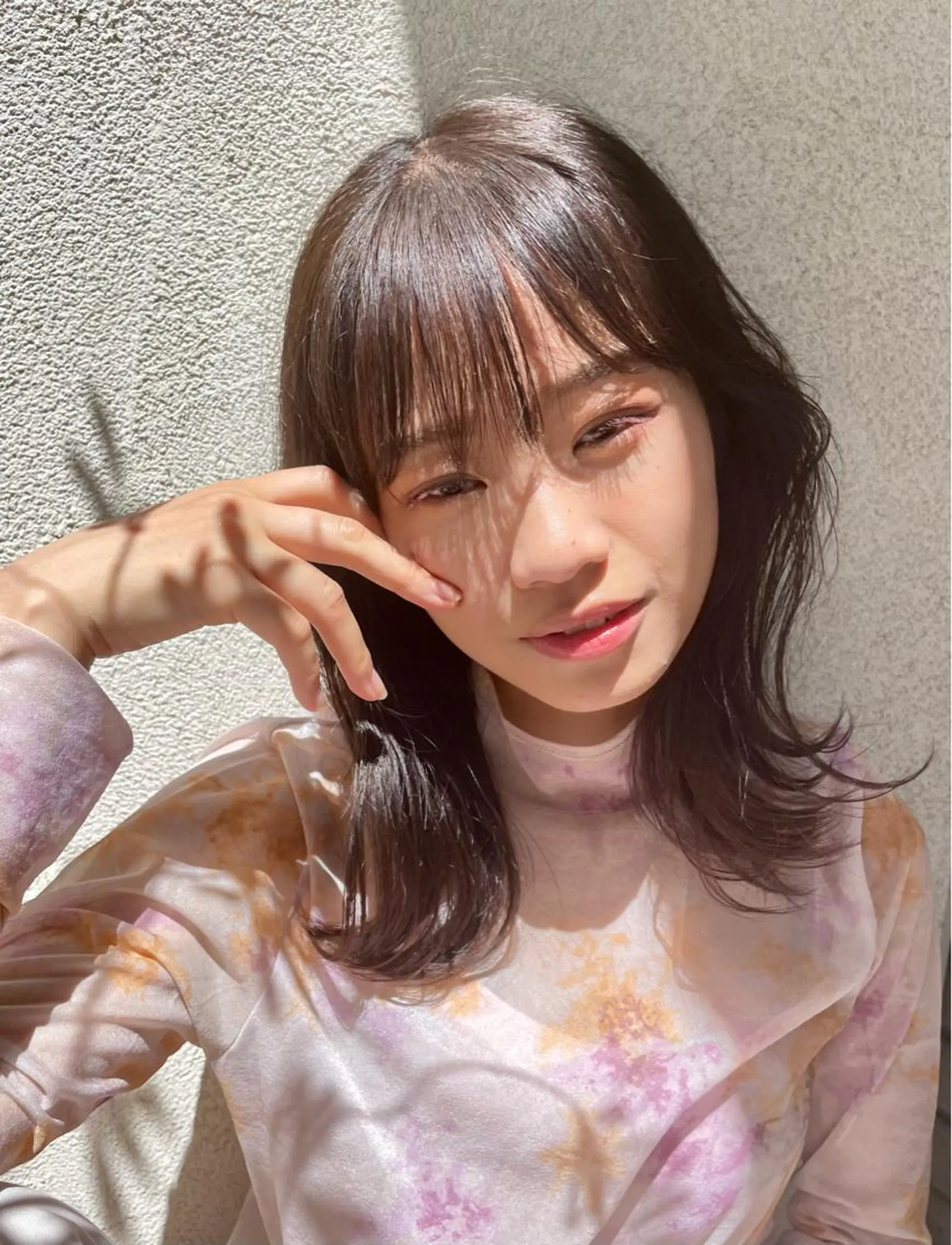 セミロング カラー くびれヘア カラー/レイヤー/ 髪質改善/PAAQのヘアスタイル