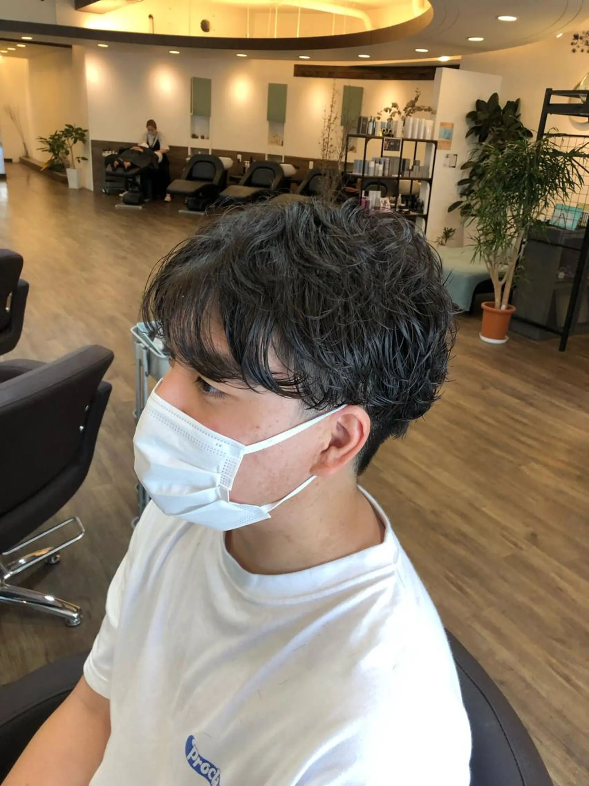 ショート パーマ メンズ カット パーマ MATSURI BASE.AWAJIのヘアスタイル