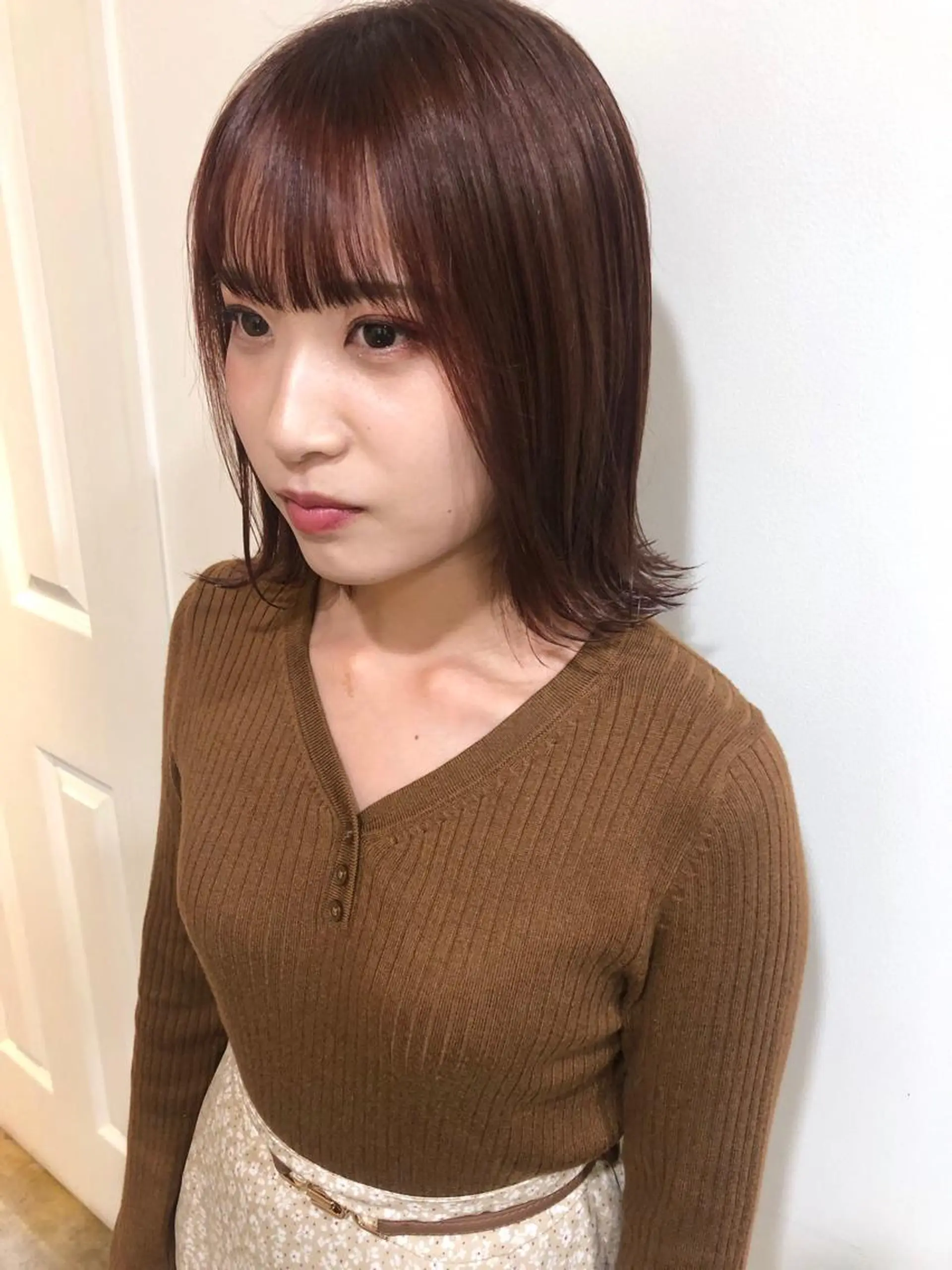 ショート カラー ヘアカラー トリートメント MIOベージュカラー 柔らかいカラーのヘアスタイル