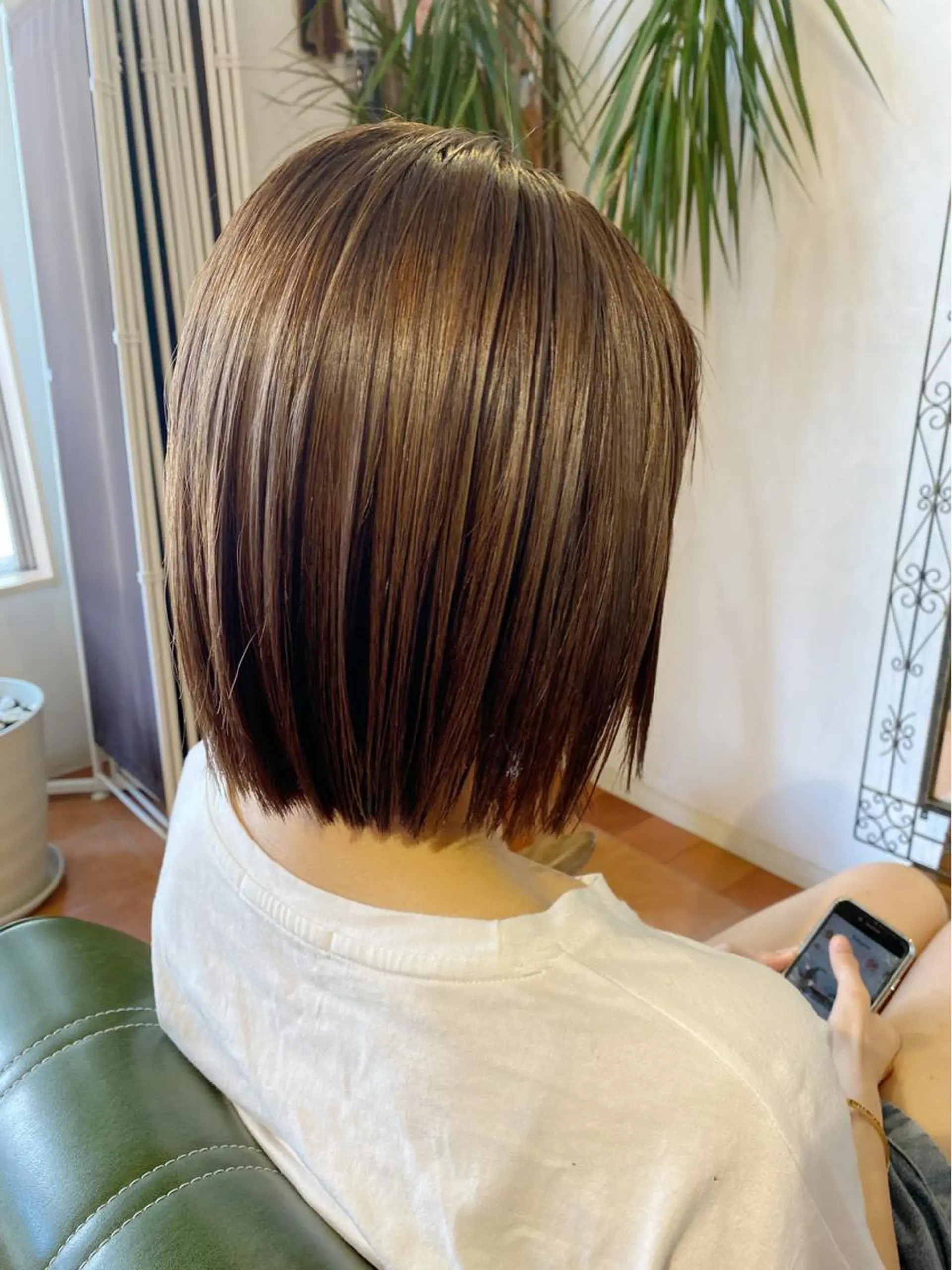 ショート カラー ヘアカラー トリートメント 石井 佑樹のヘアスタイル