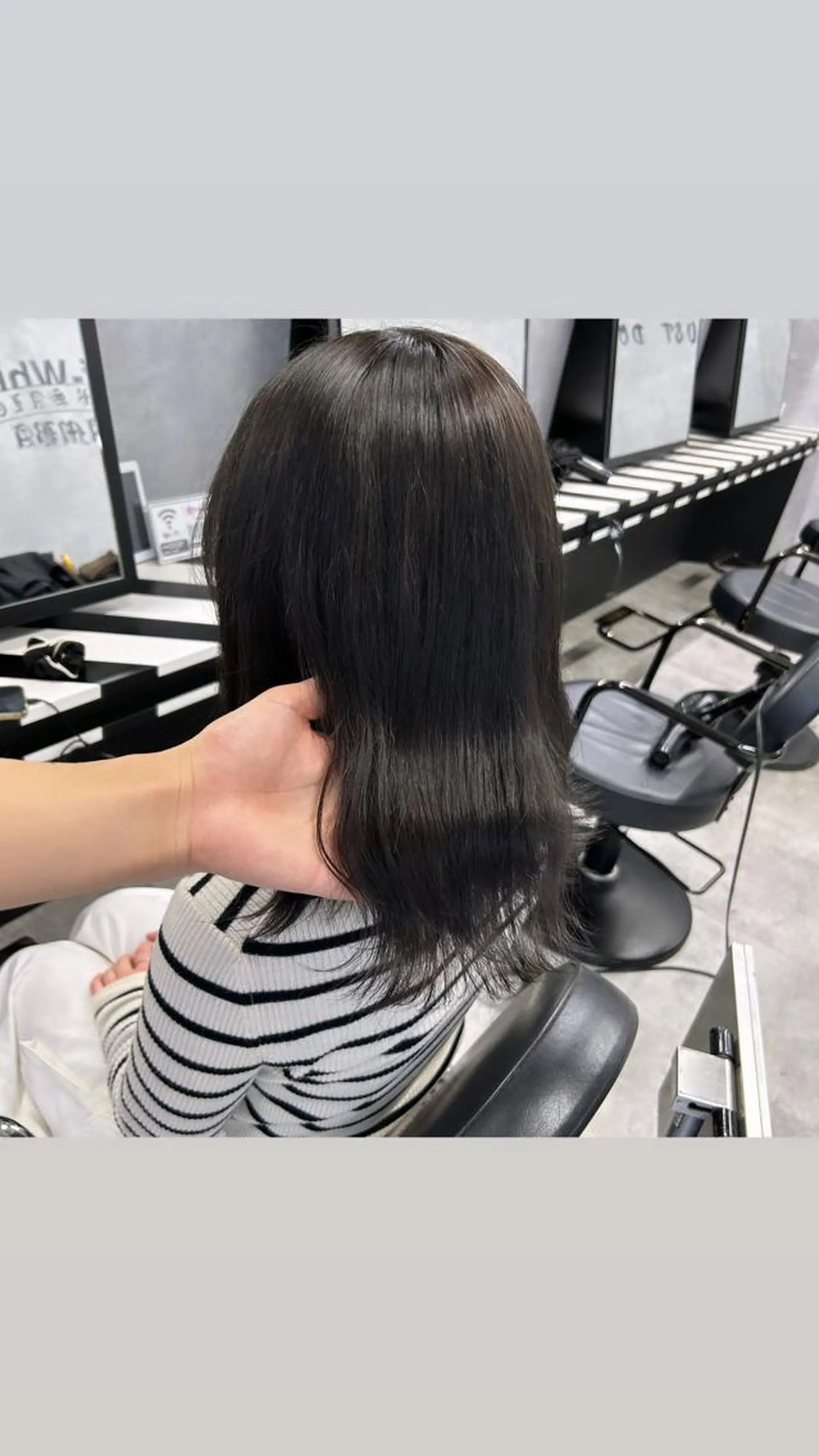 ミディアム 縮毛矯正・髪質改善 特化 出納 直起のヘアスタイル