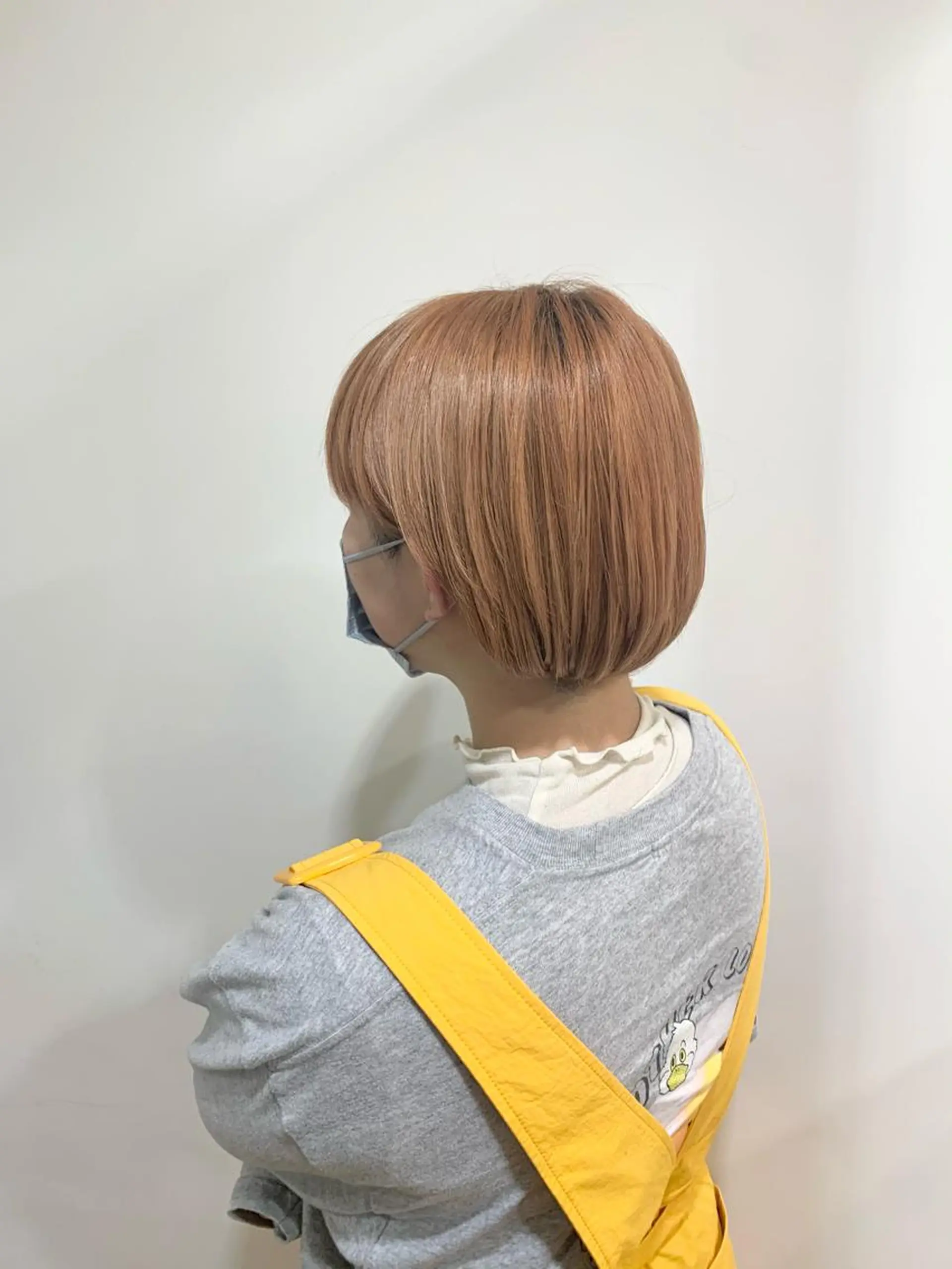 ショート カラー オレンジ ヘアカラー 竹内 康浩のヘアスタイル