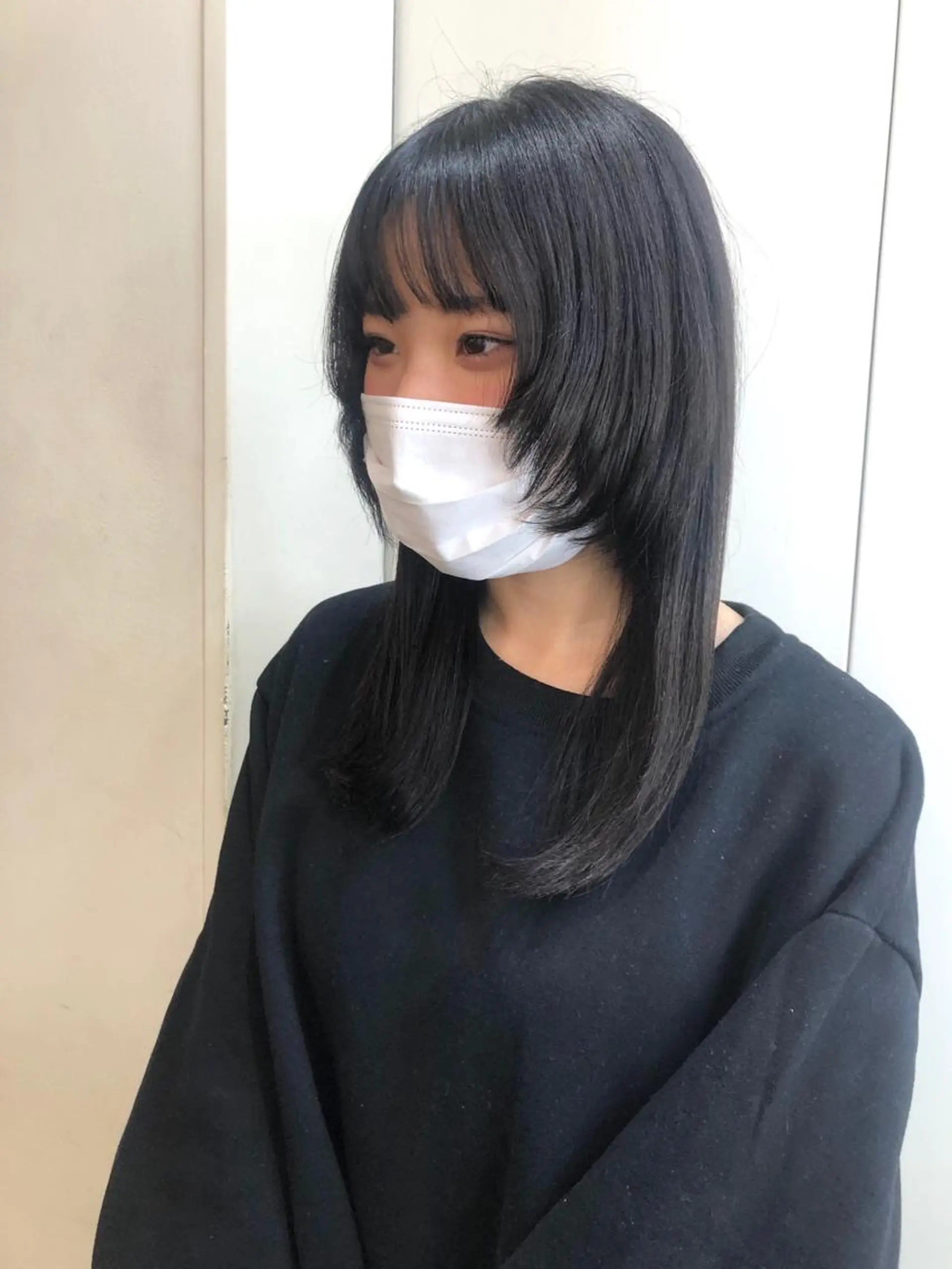 ロング ショートボブ ボブ くびれヘア 顔周りカット レイヤーカット ショート/パーマ/ カラー/FUKOのヘアスタイル