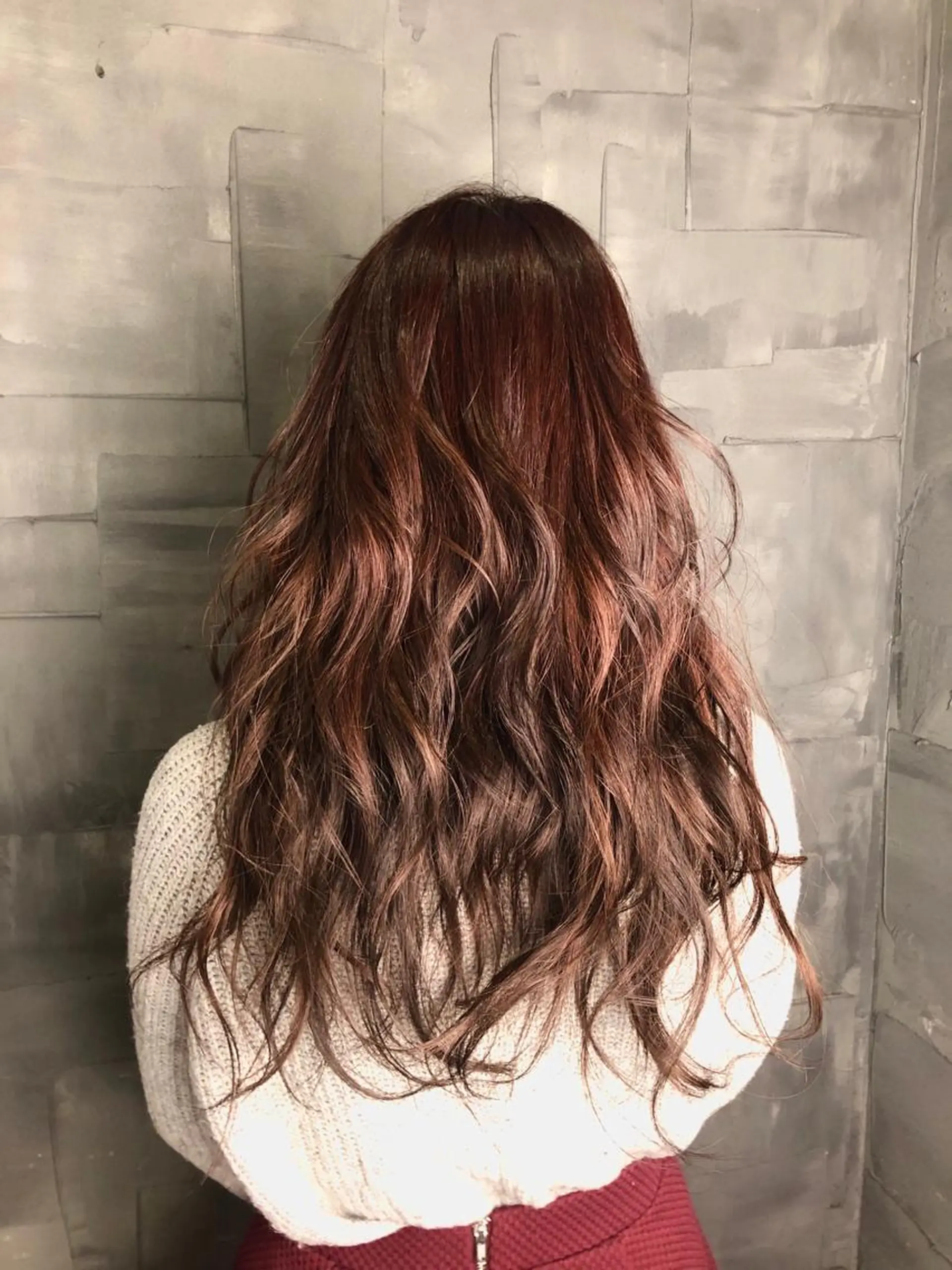 ロング カラー レッドカラー ✄KOSUGE KYOUSUKE✄のヘアスタイル