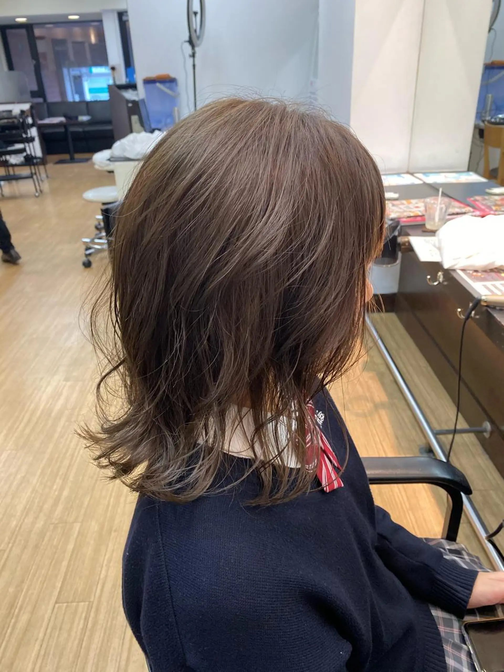 ミディアム カット ヘアカラー トリートメント 藏本 剛史のヘアスタイル