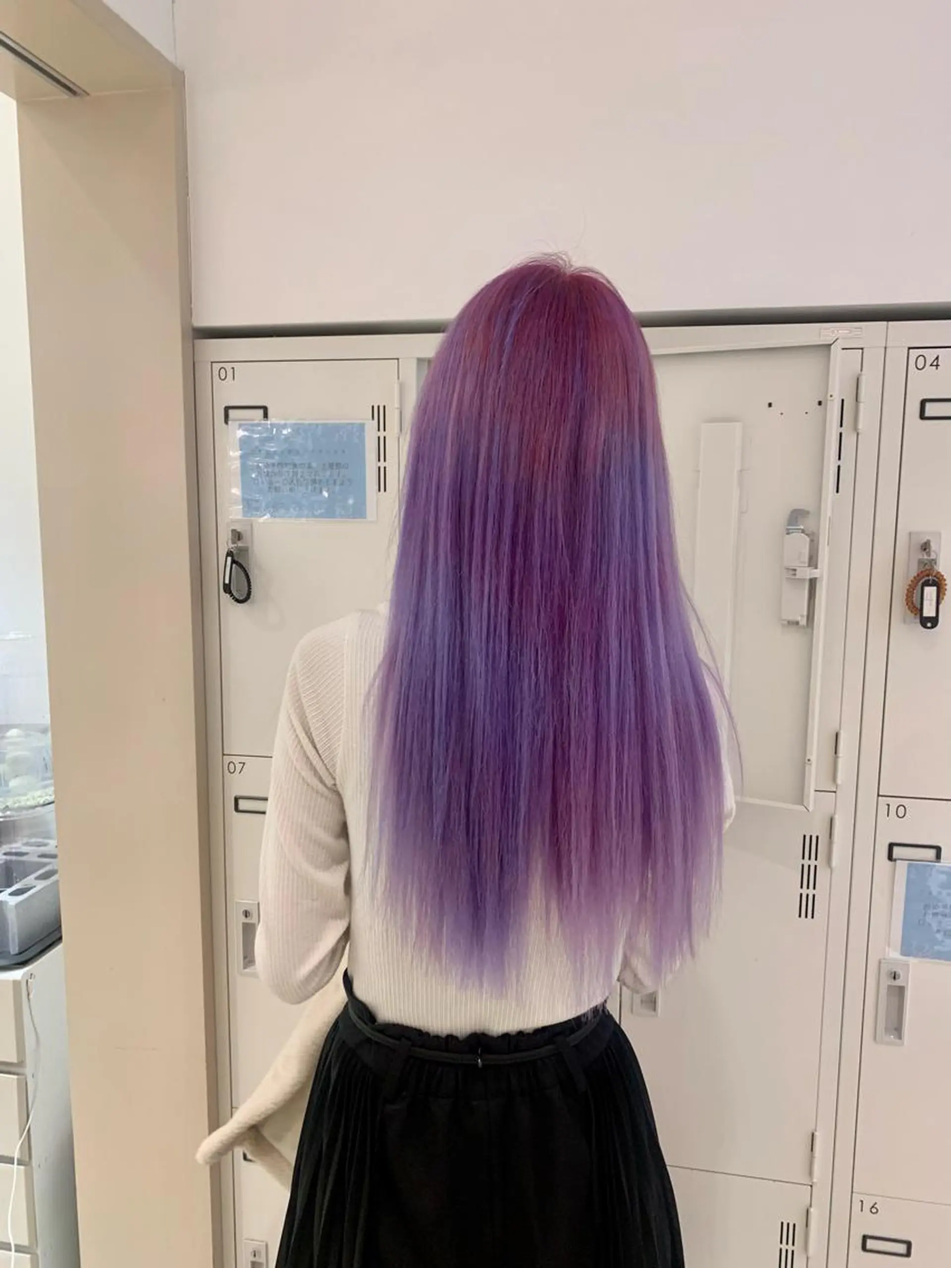 ロング カラー ヘアアレンジ ミドウチ アヤカのヘアスタイル